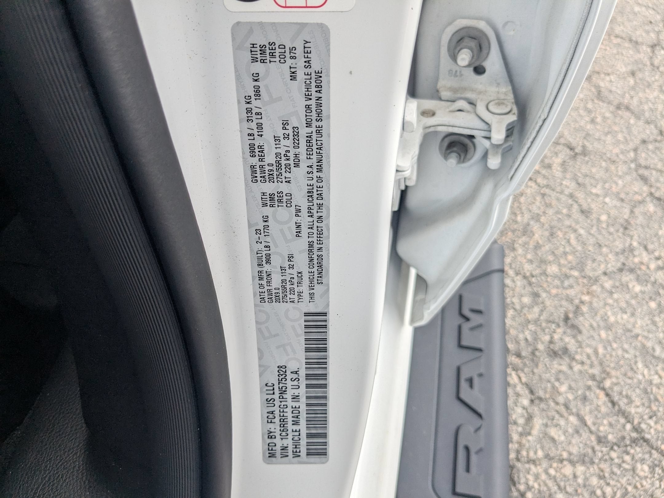 2023 RAM 1500 Big Horn Crew Cab 4x4 5'7' Box