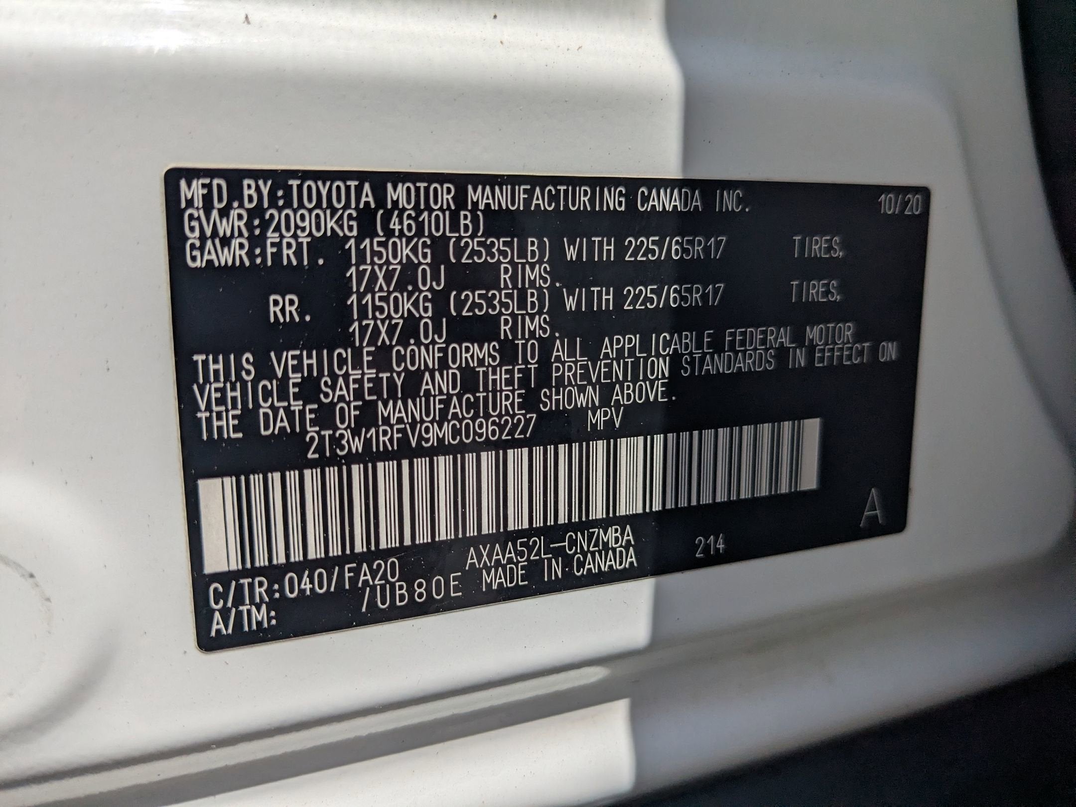 2021 Toyota RAV4 XLE