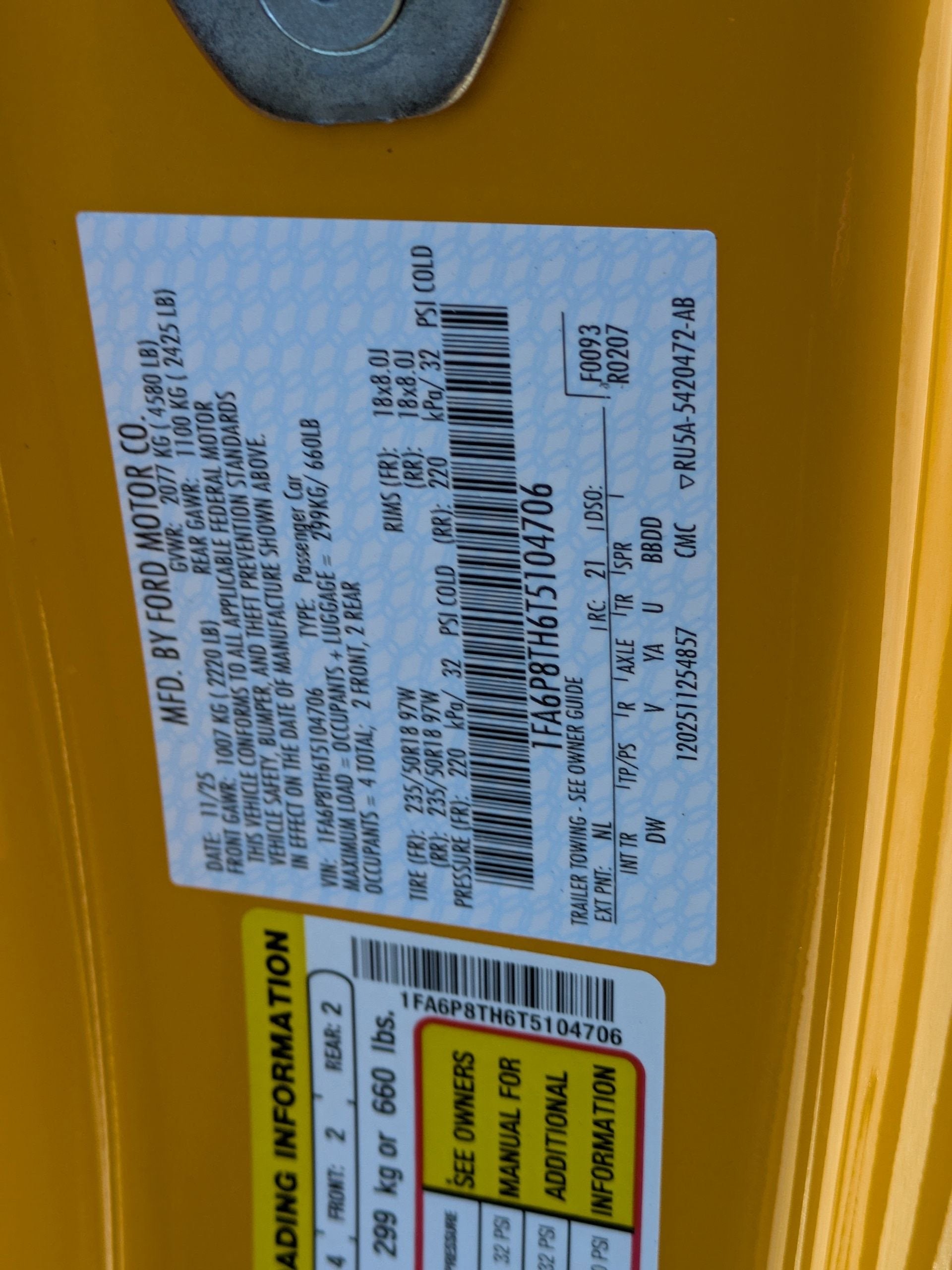 2026 Ford Mustang EcoBoost