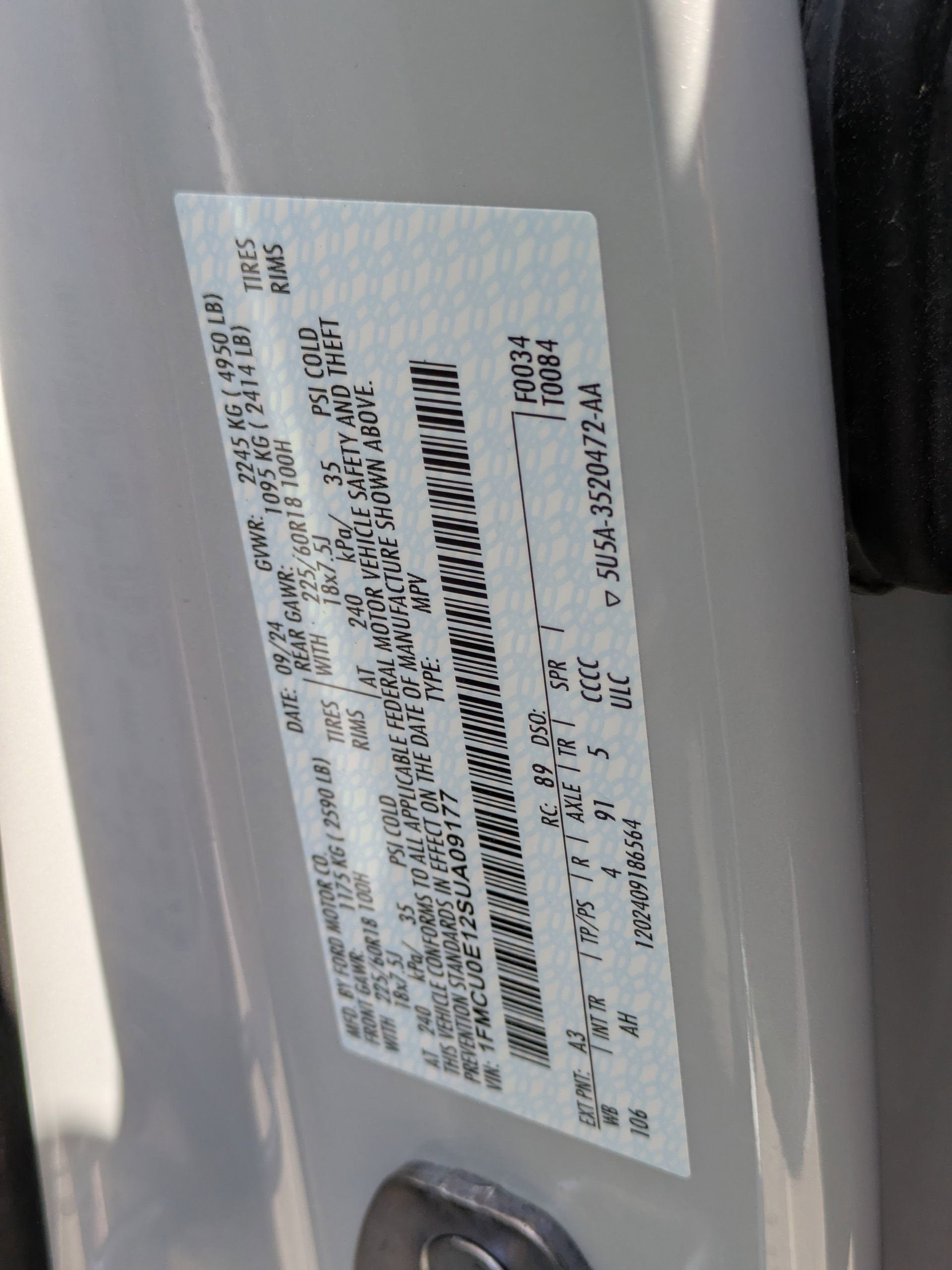 2025 Ford Escape PHEV