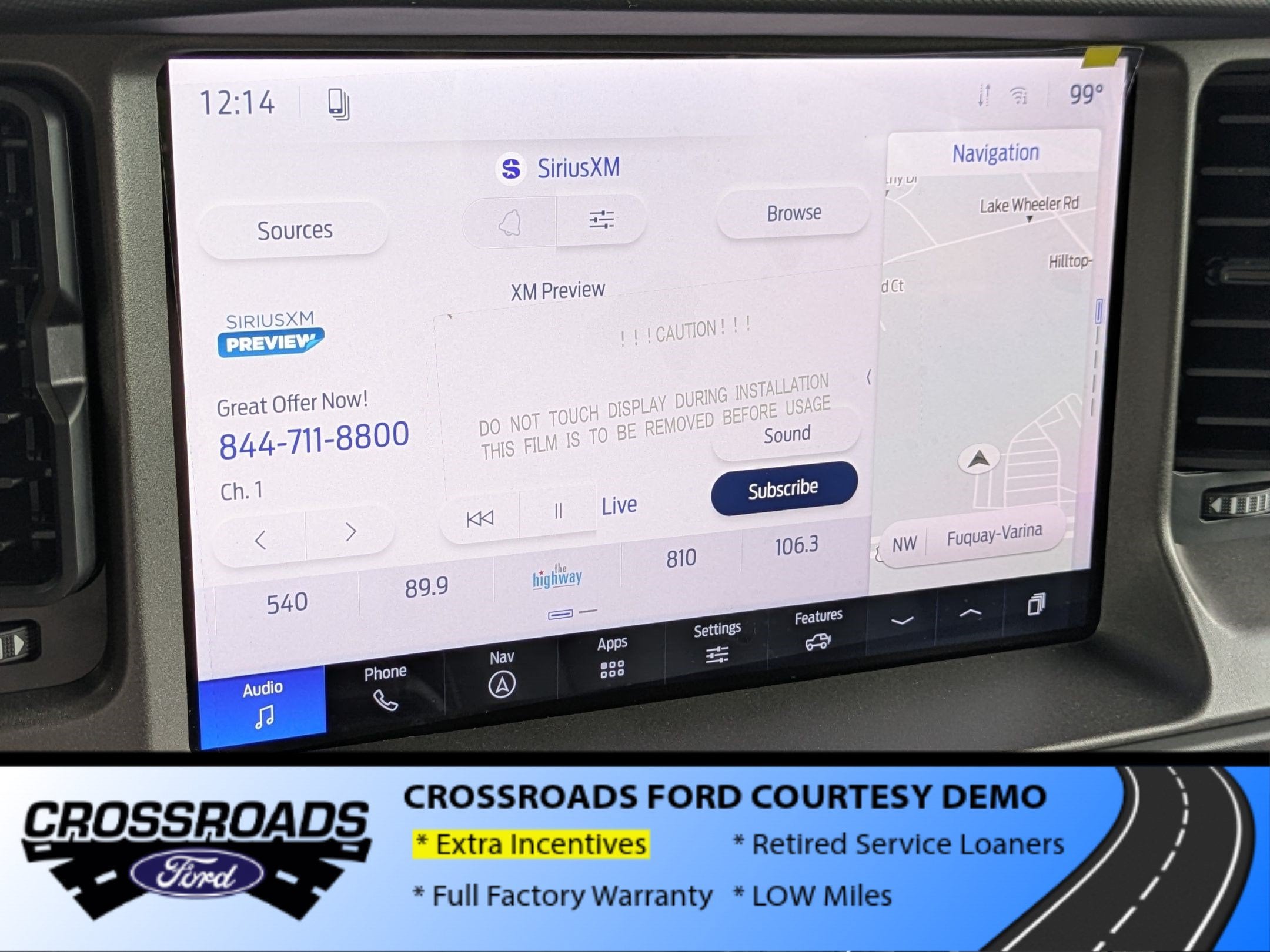2026 Ford Bronco Big Bend - Crossroads Courtesy Demo