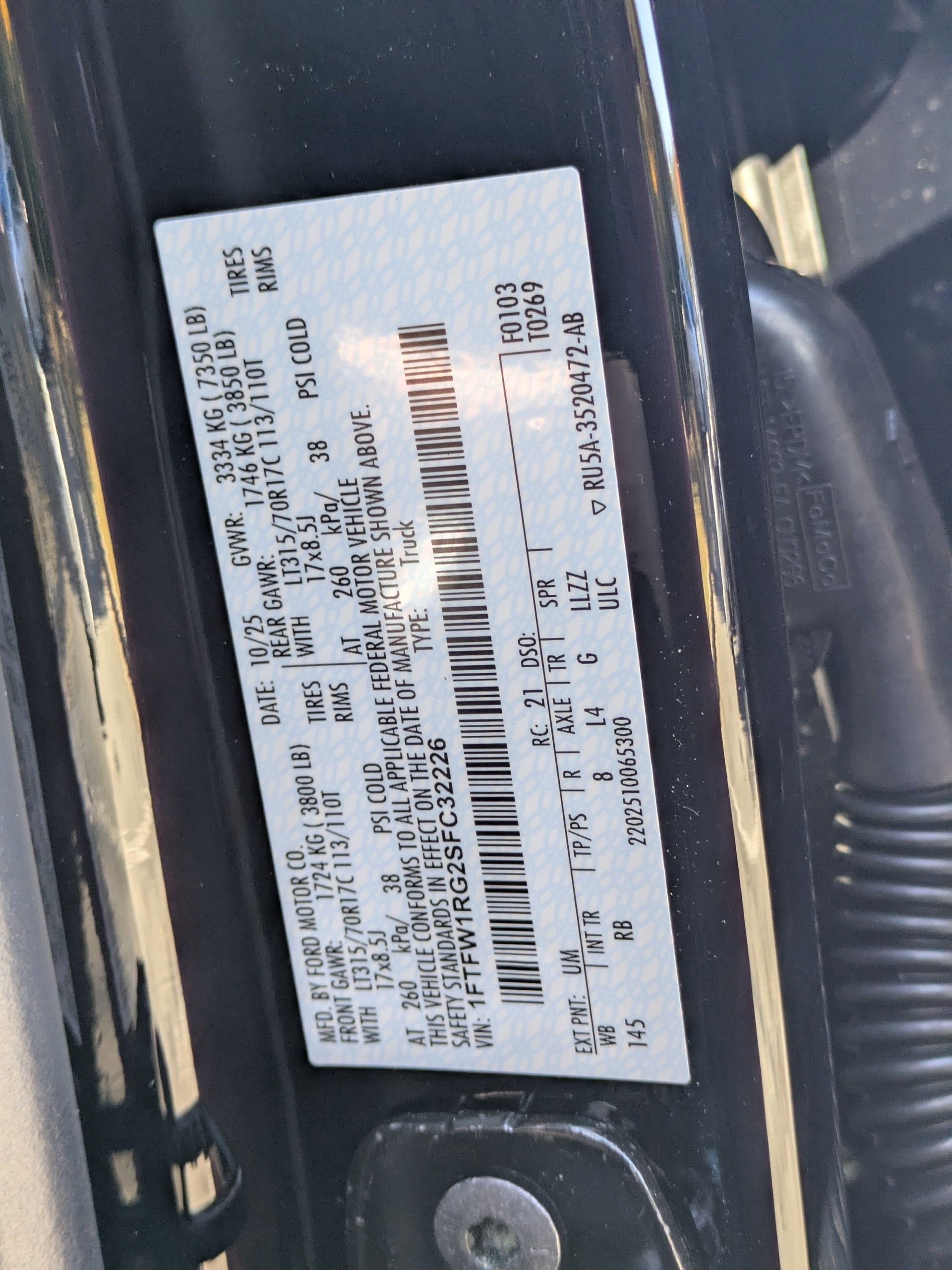 2025 Ford F-150 Raptor