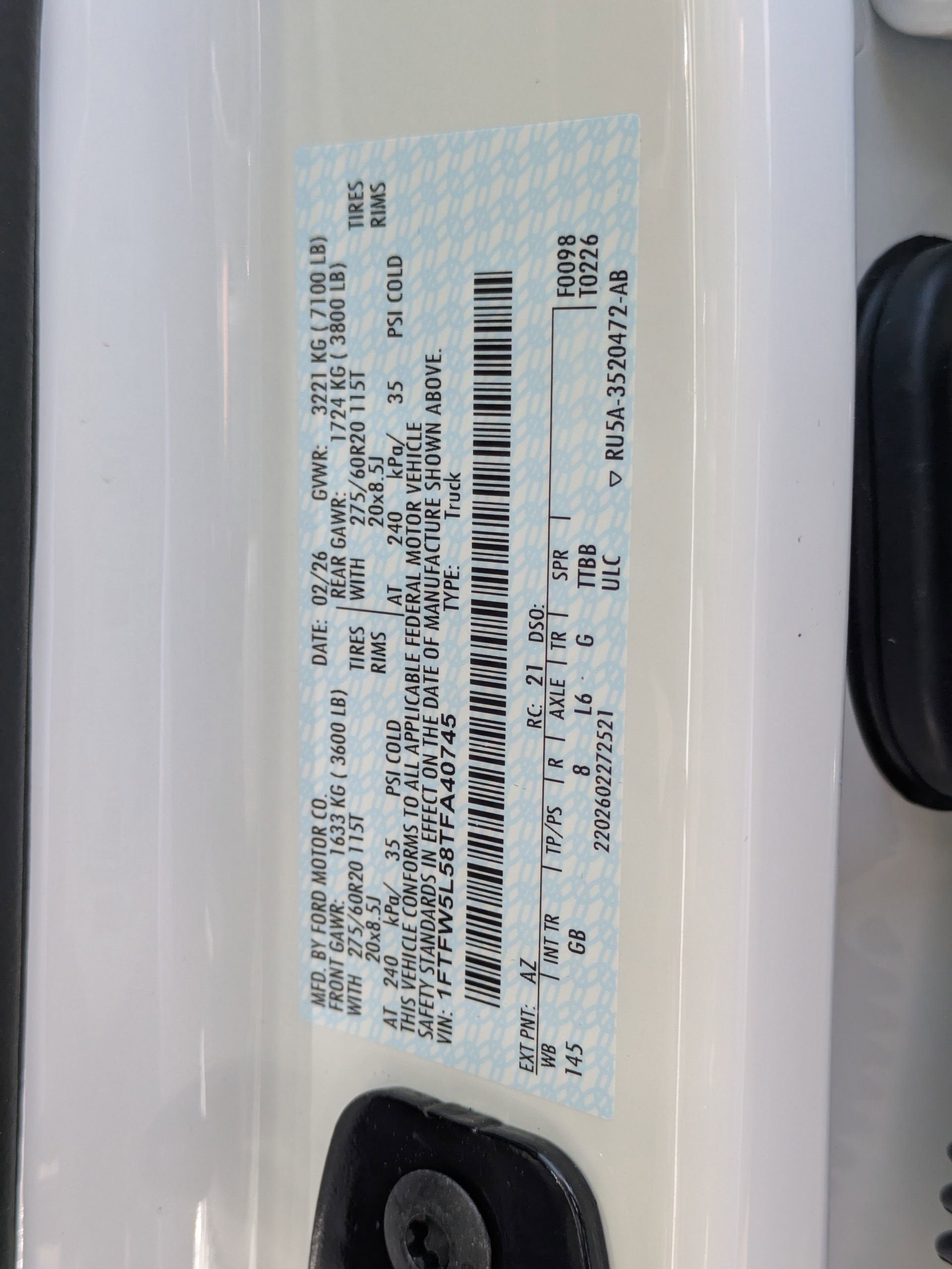 2026 Ford F-150 LARIAT