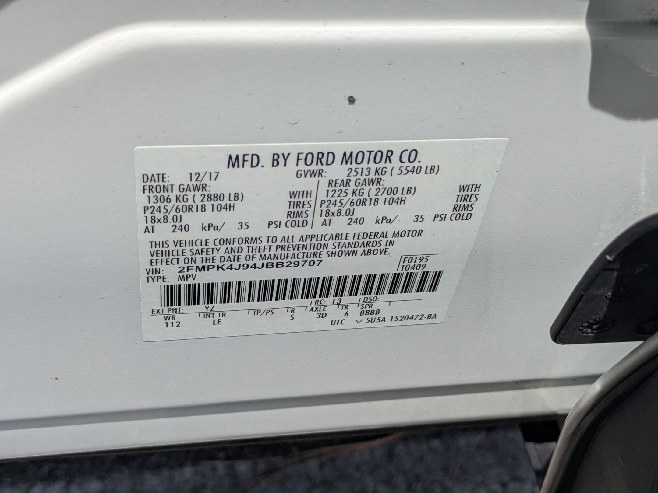 2018 Ford Edge SEL