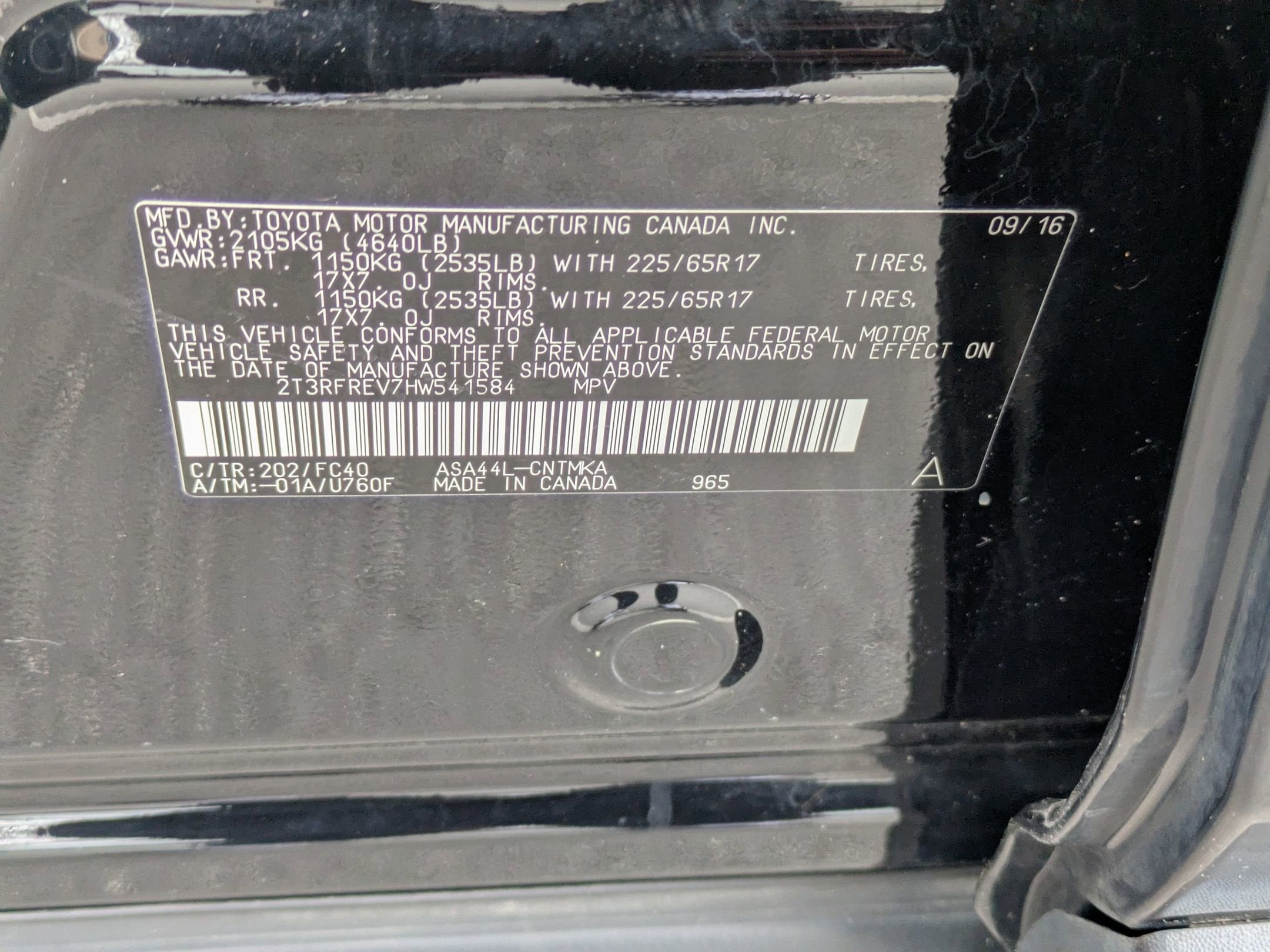 2017 Toyota RAV4 XLE