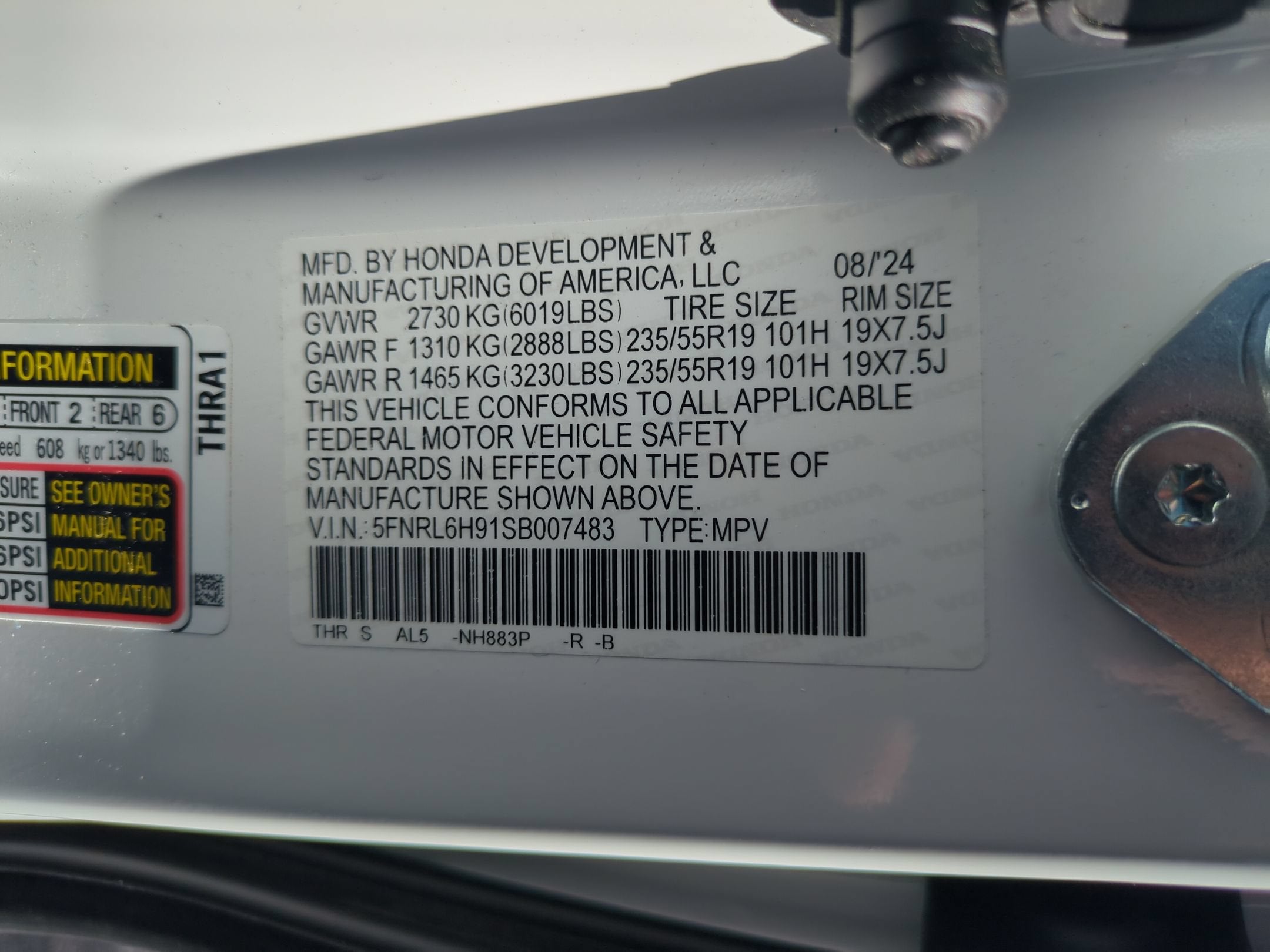 2025 Honda Odyssey Elite