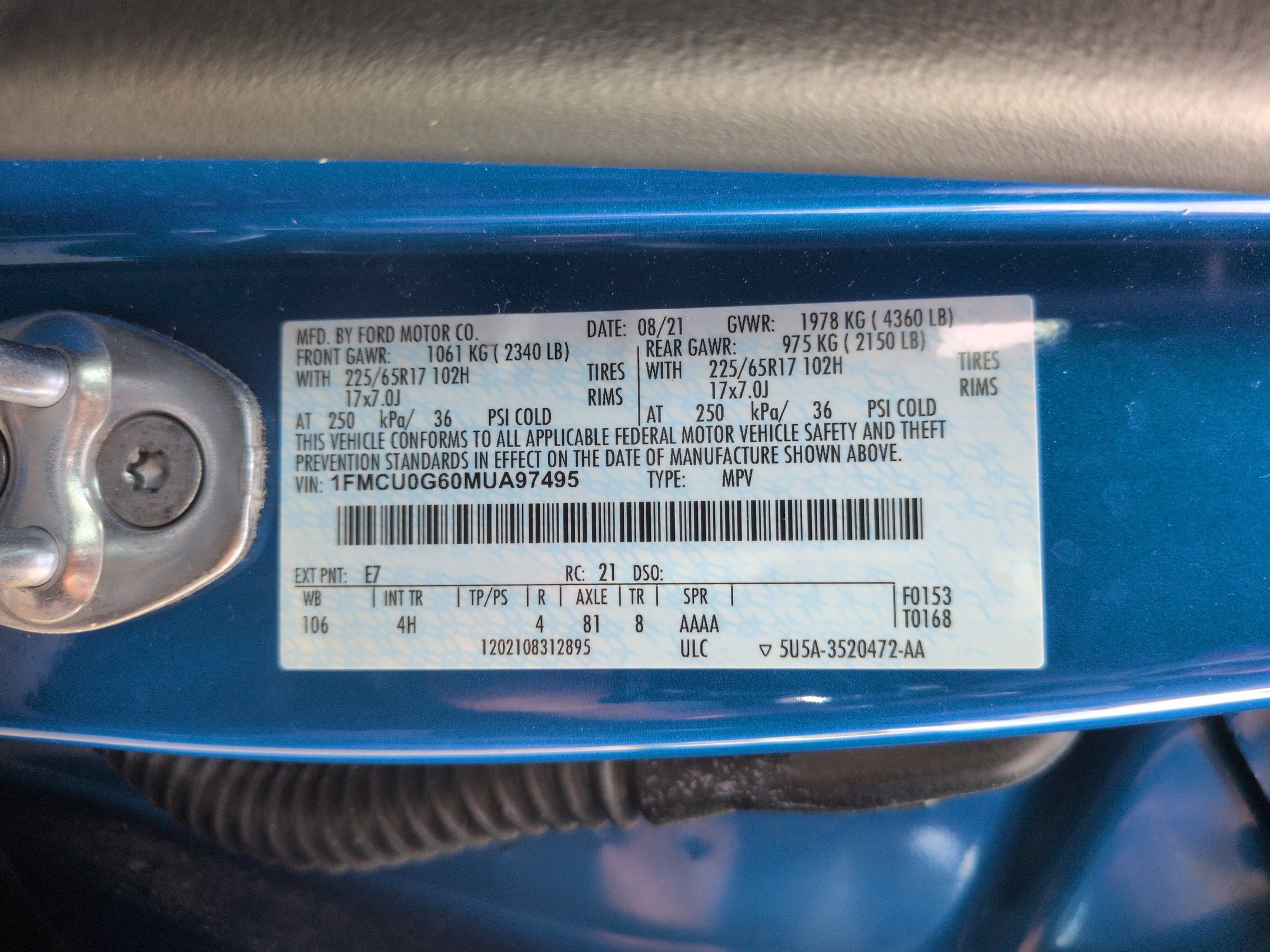 2021 Ford Escape SE