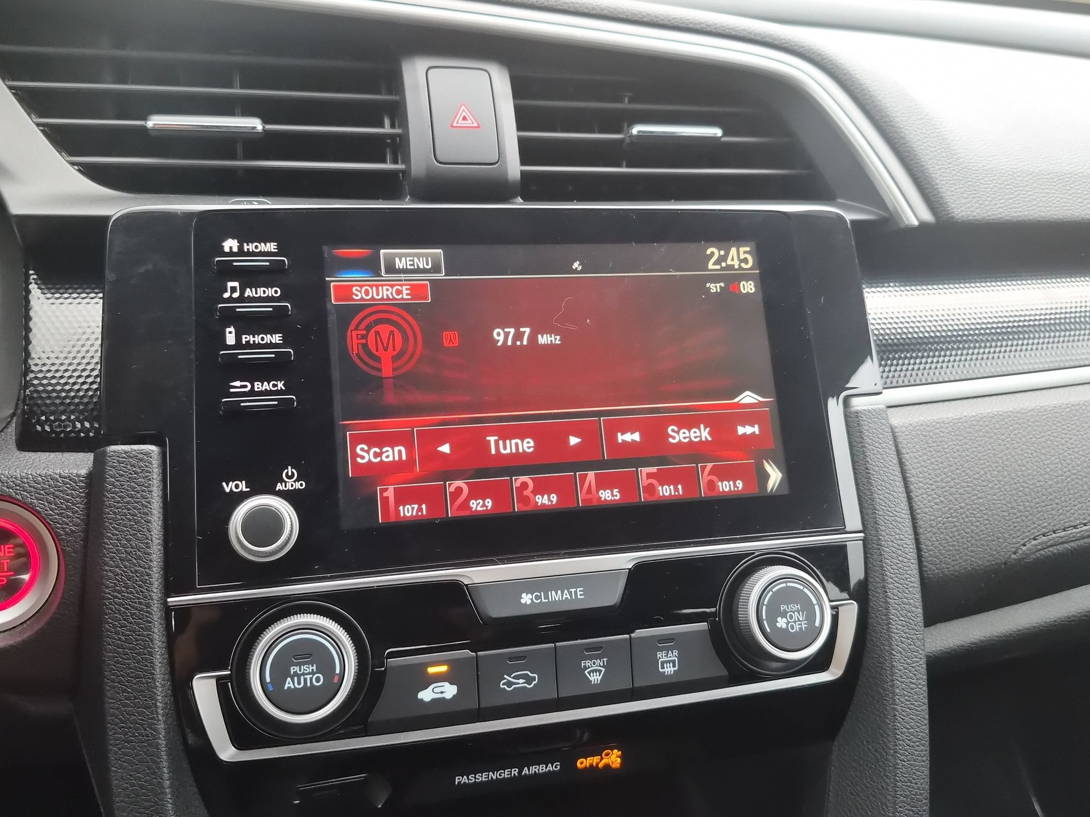 2019 Honda Civic Sedan Sport