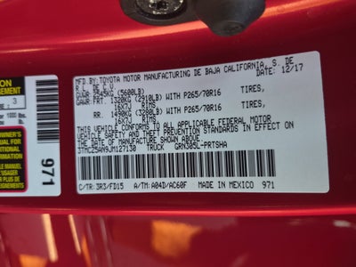 2018 Toyota Tacoma TRD Off Road