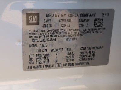 2018 Chevrolet Trax LT