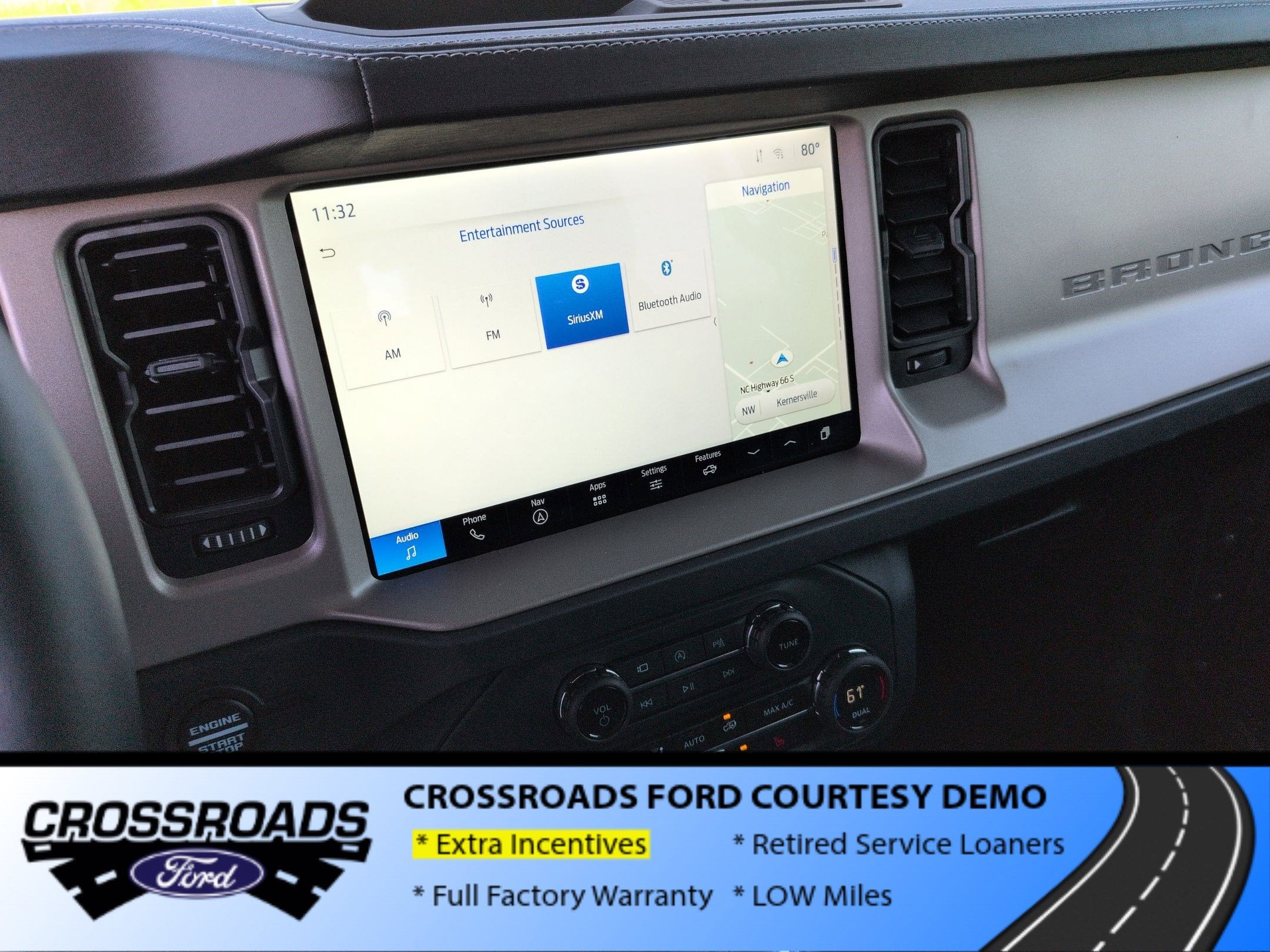 2025 Ford Bronco Outer Banks - Crossroads Courtesy Demo