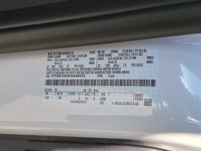 2027 Ford Transit Cargo Van Base