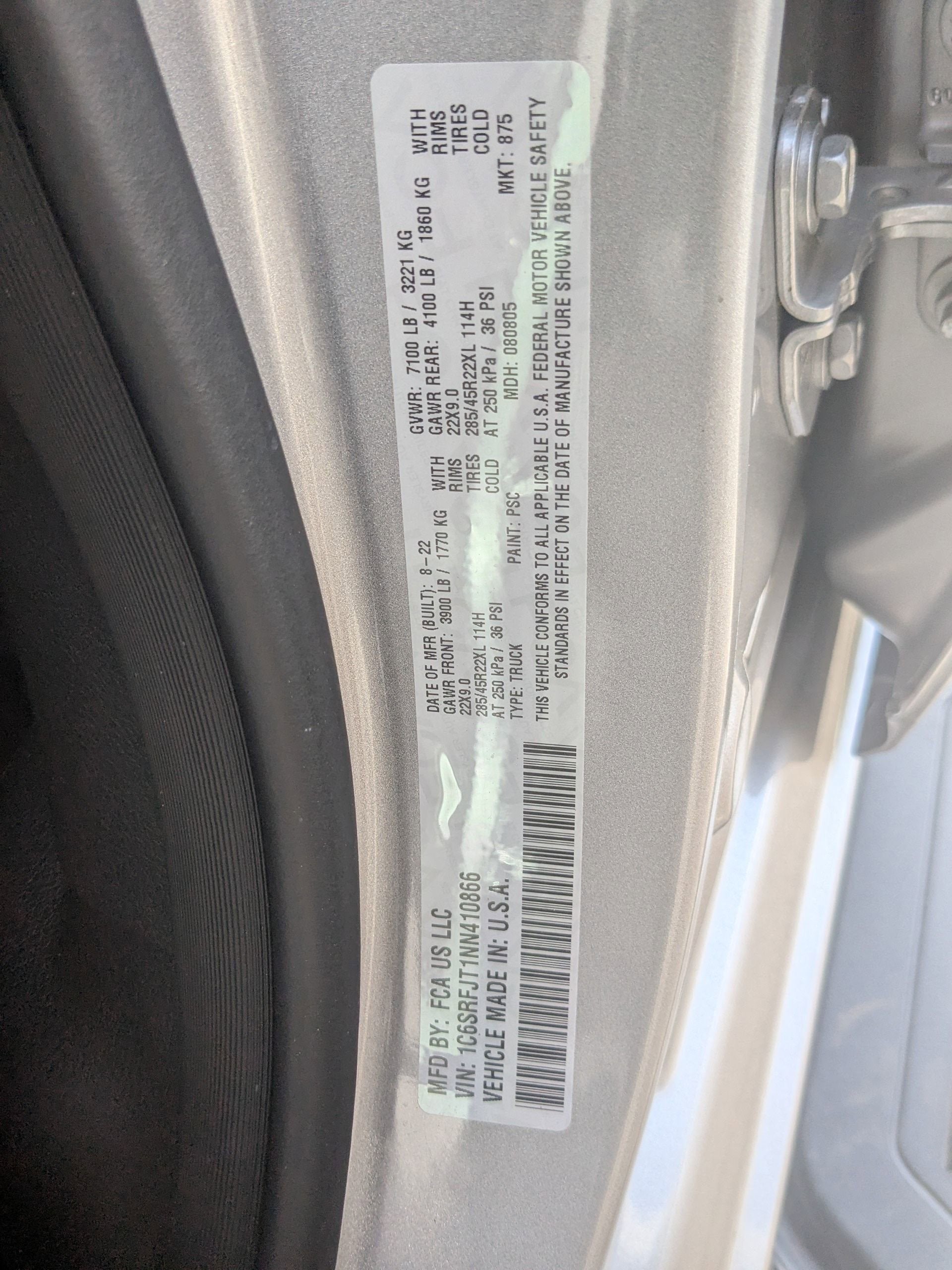 2022 RAM 1500 Laramie