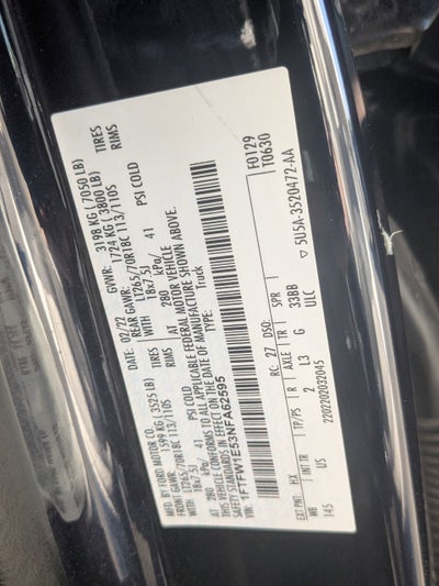 2022 Ford F-150 XLT