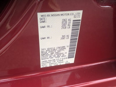 2021 Nissan Altima 2.5 SV