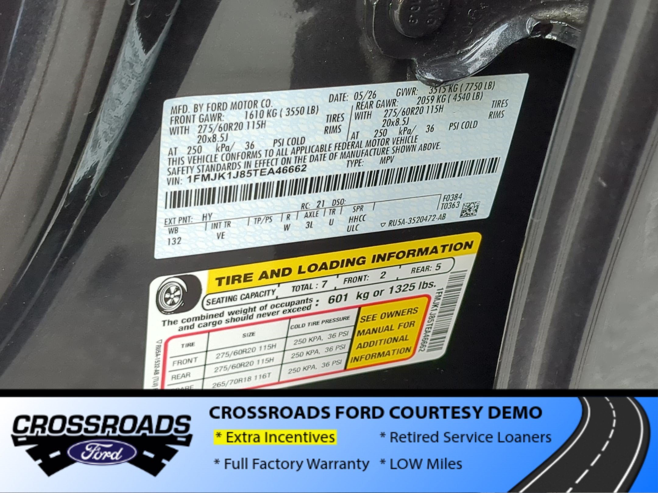 2026 Ford Expedition Max Active - Crossroads Courtesy Demo