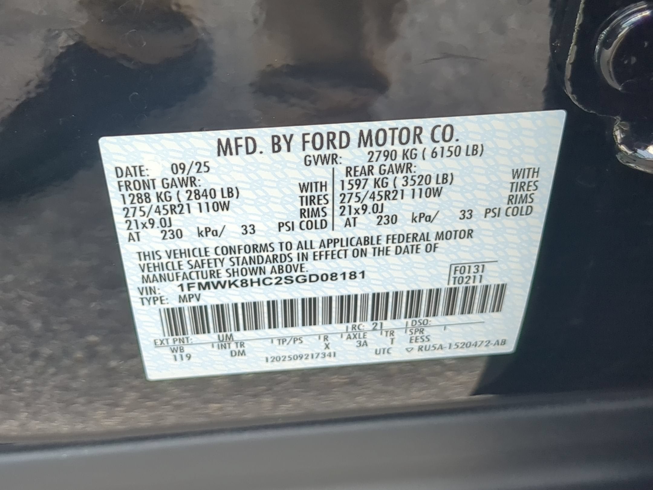 2025 Ford Explorer Platinum