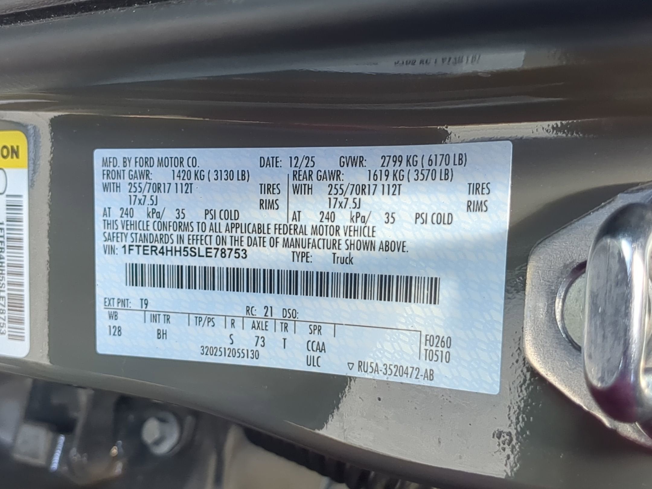 2025 Ford Ranger XLT - Crossroads Courtesy Demo