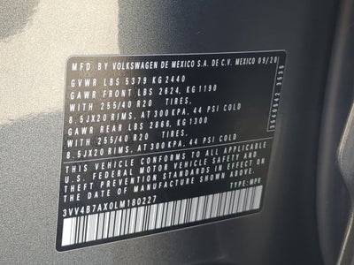 2020 Volkswagen Tiguan SEL Premium R-Line