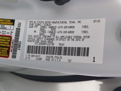 2023 Toyota Tundra 4WD Limited