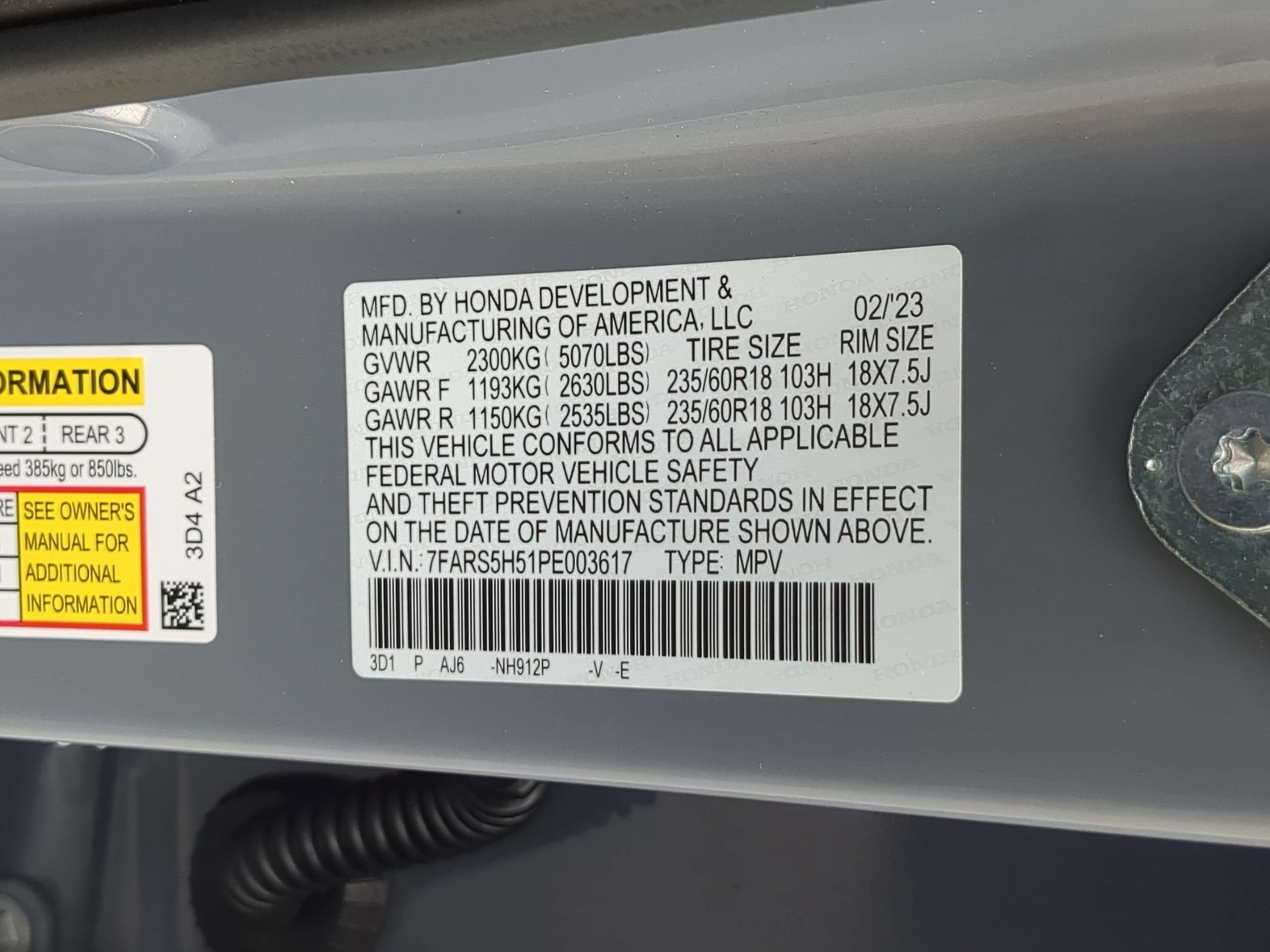 2023 Honda CR-V Hybrid Sport