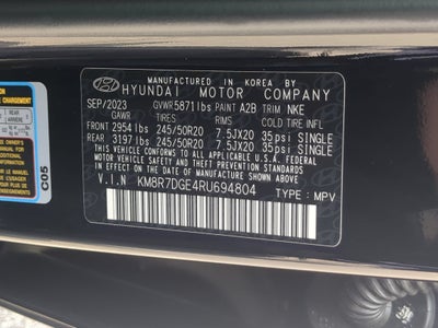 2024 Hyundai Palisade Calligraphy Night Edition