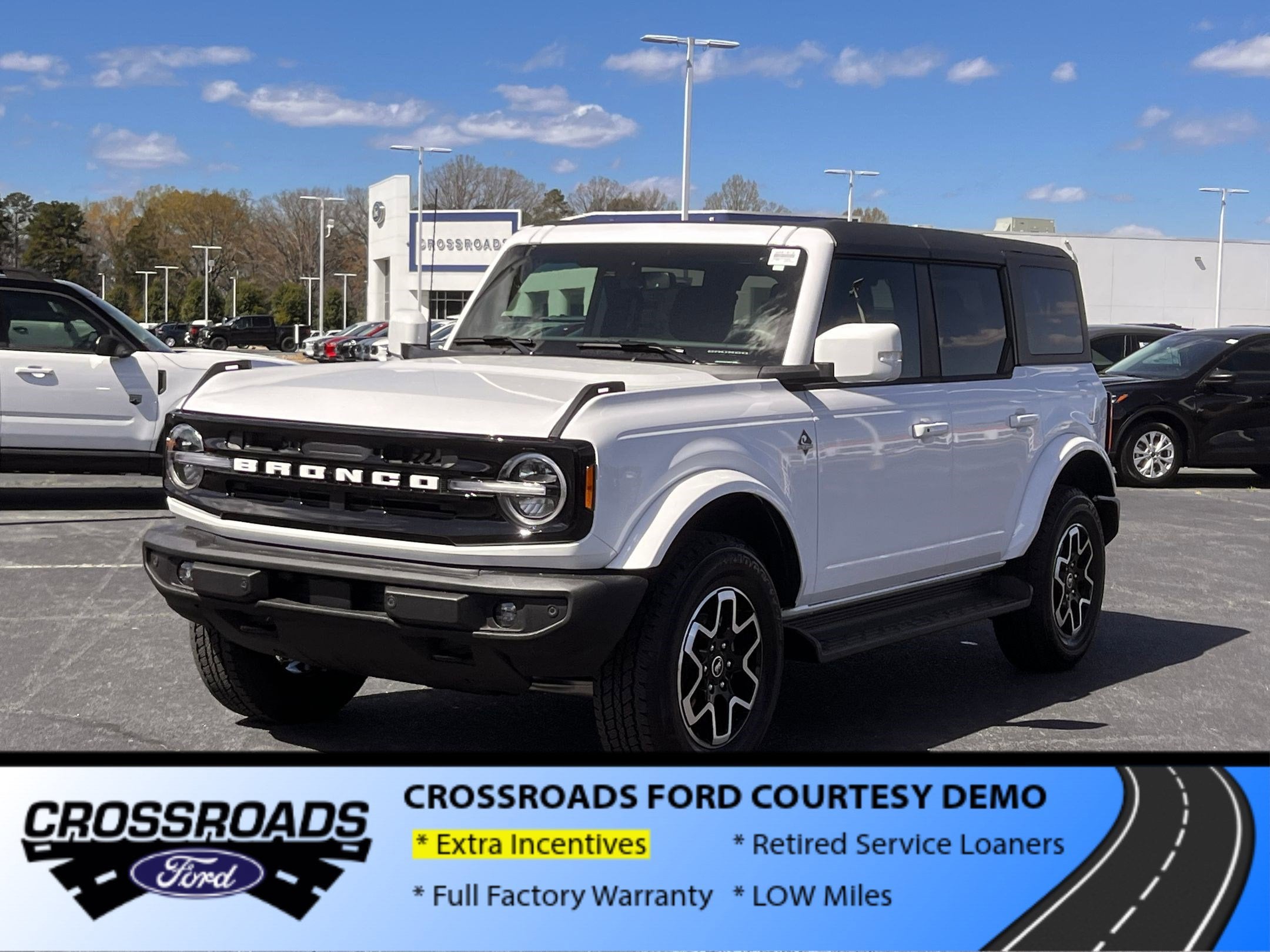 2025 Ford Bronco Outer Banks - Crossroads Courtesy Demo