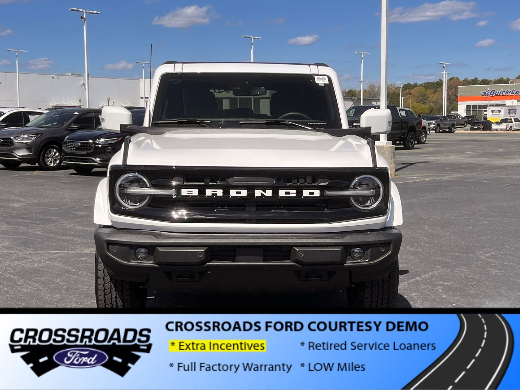 2025 Ford Bronco Outer Banks - Crossroads Courtesy Demo