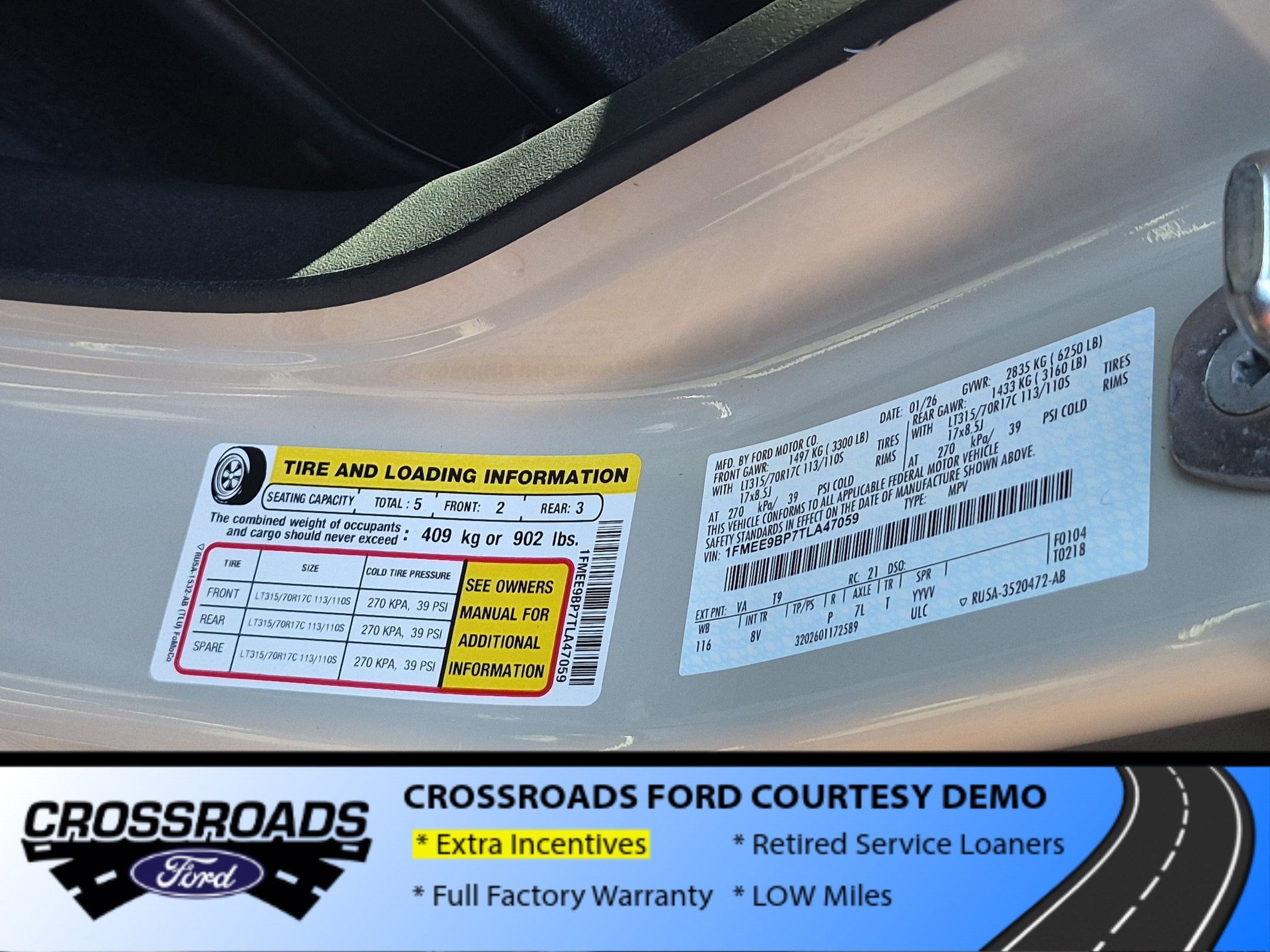 2026 Ford Bronco Badlands - Crossroads Courtesy Demo