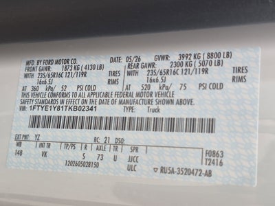 2026 Ford Transit Cargo Van Base