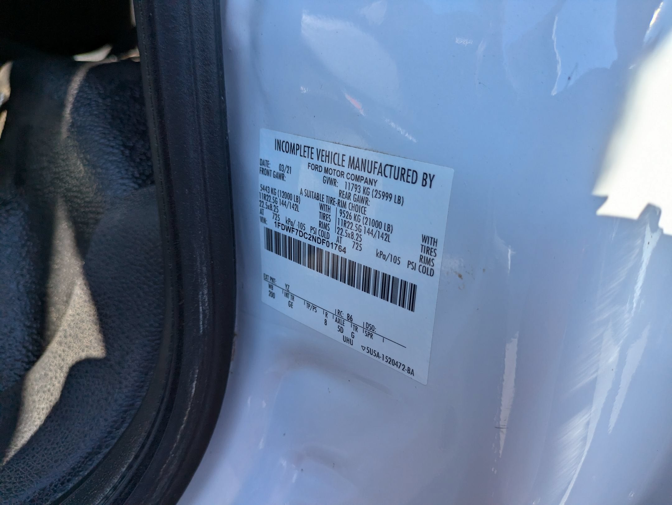2022 Ford F-750SD Base