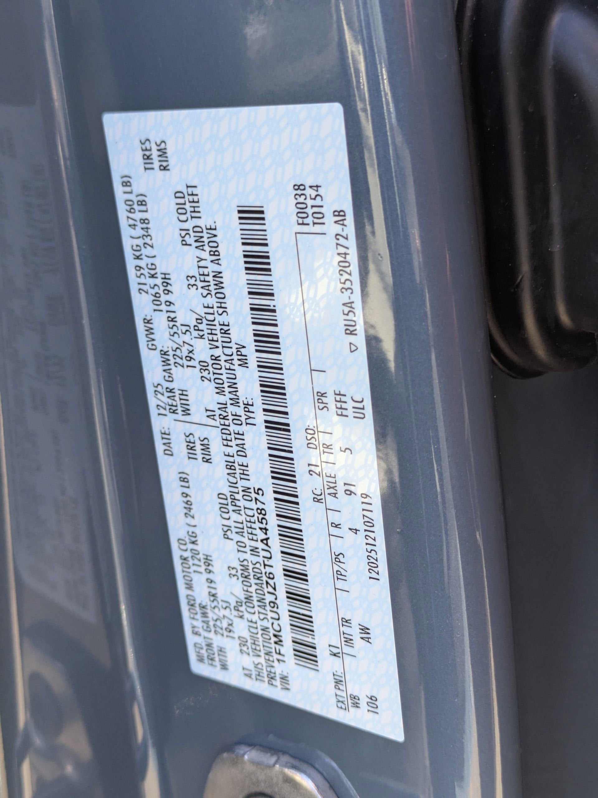 2026 Ford Escape Platinum