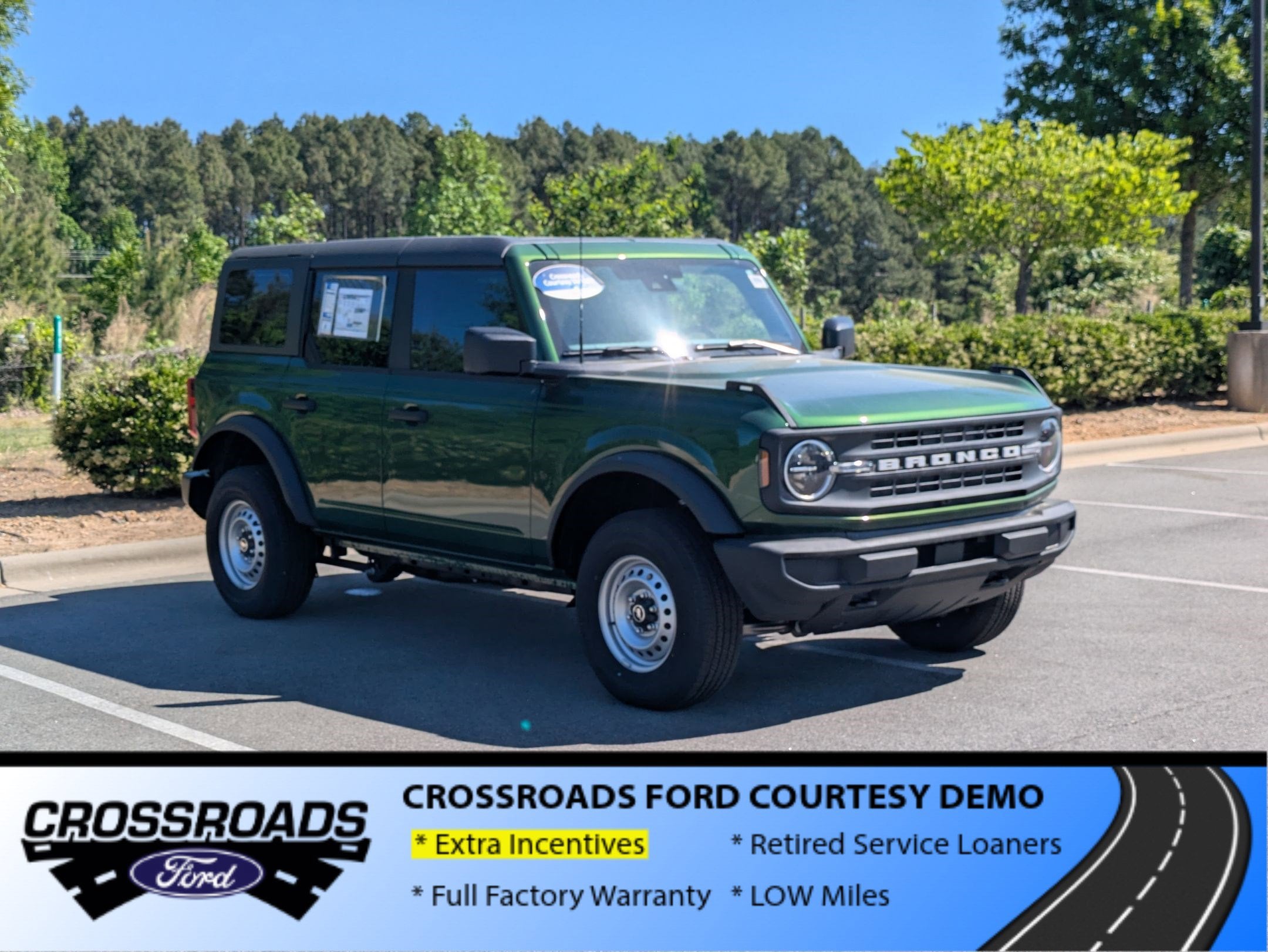 2025 Ford Bronco Base - Crossroads Courtesy Demo
