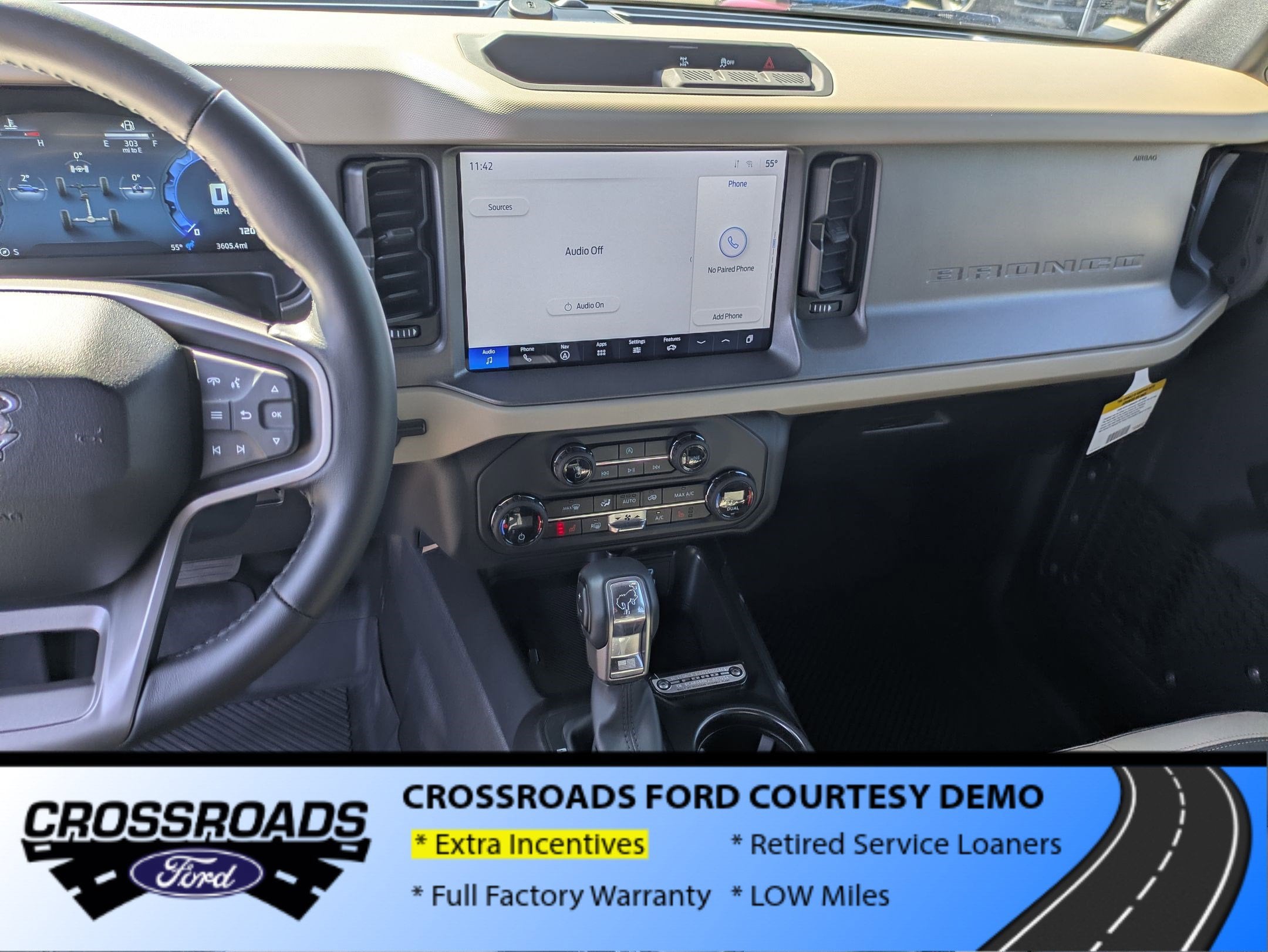 2025 Ford Bronco Big Bend - Crossroads Courtesy Demo