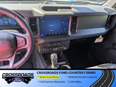 2025 Ford Bronco Big Bend - Crossroads Courtesy Demo