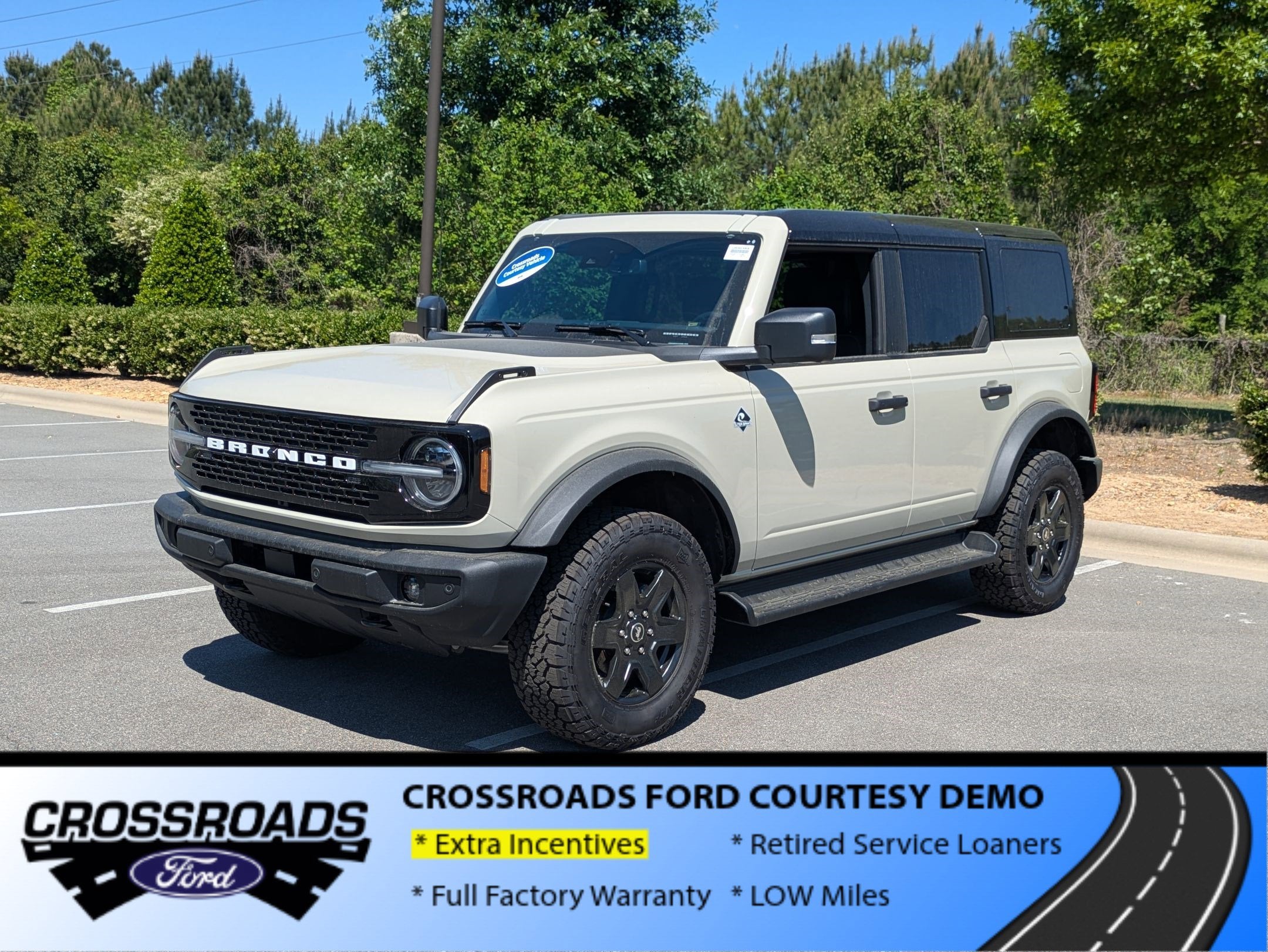 2025 Ford Bronco Outer Banks - Crossroads Courtesy Demo