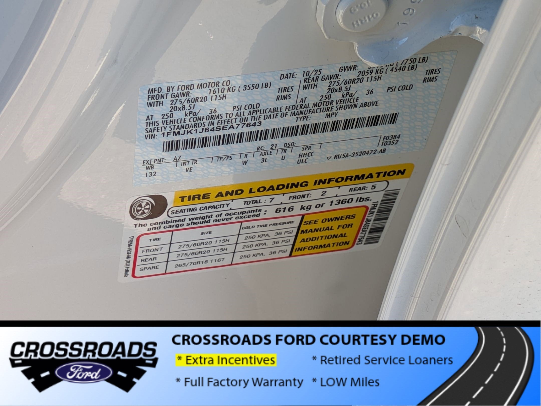 2025 Ford Expedition Max Active - Crossroads Courtesy Demo