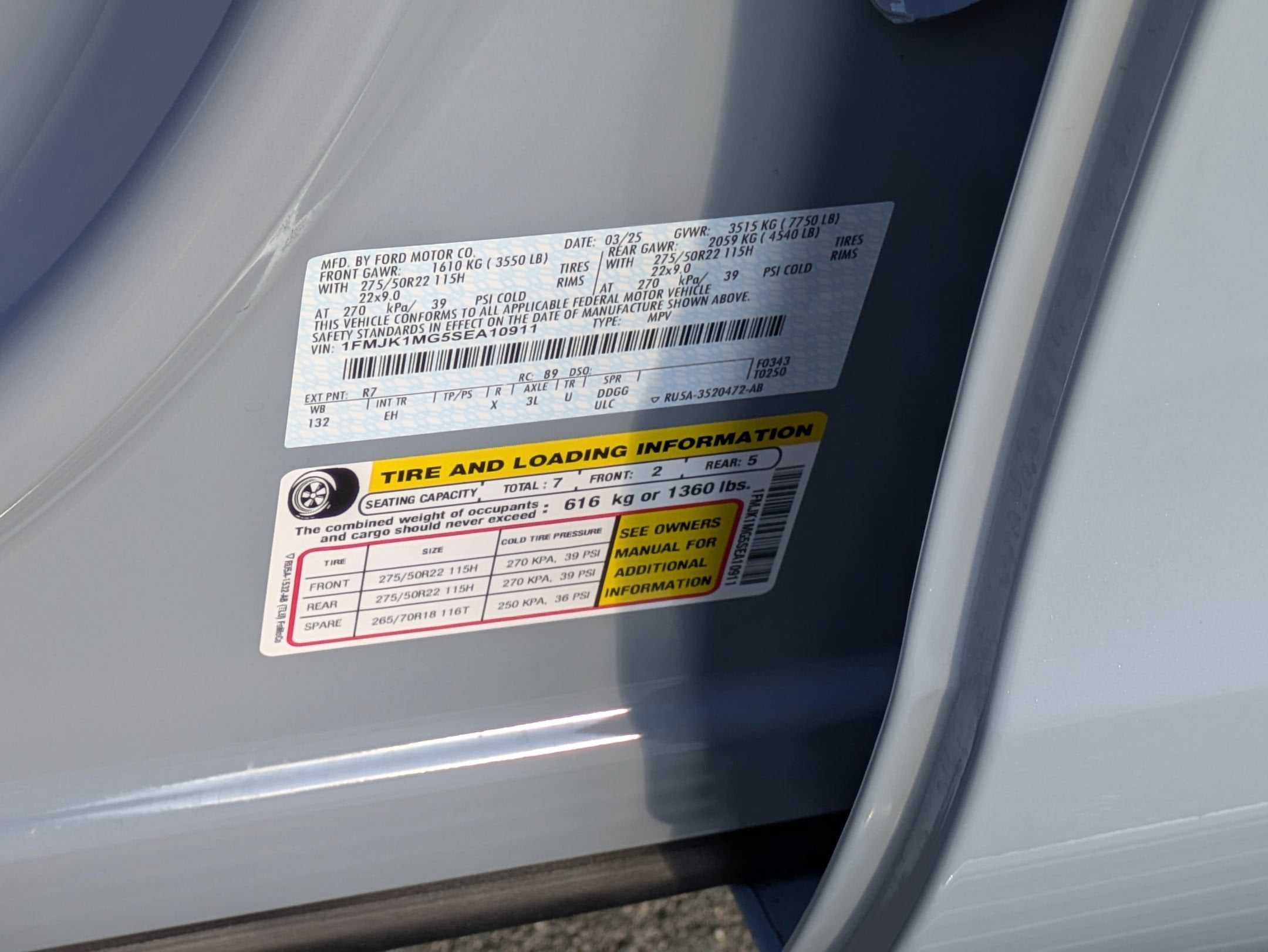 2025 Ford Expedition Max Platinum