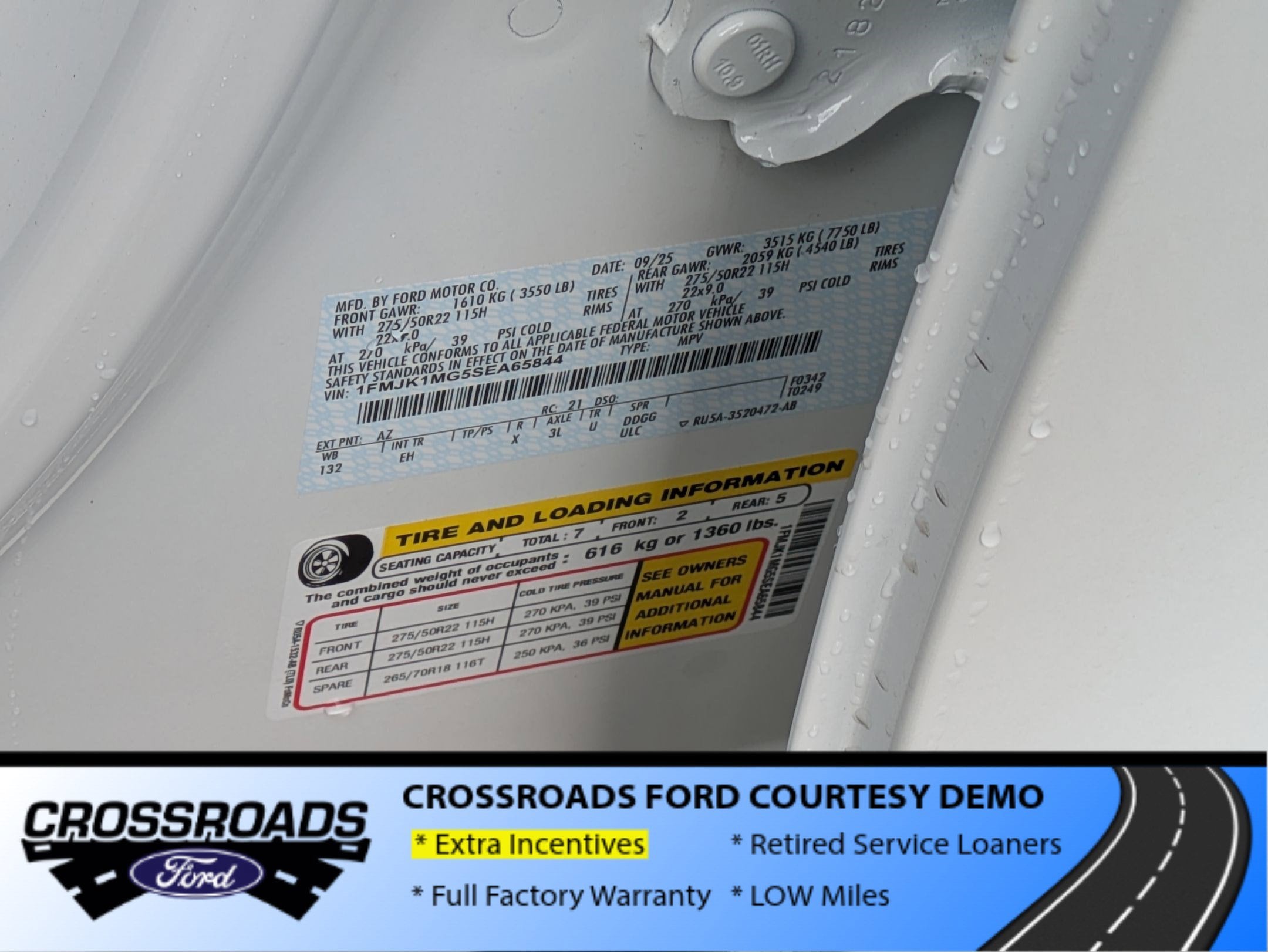 2025 Ford Expedition Max Platinum - Crossroads Courtesy Demo