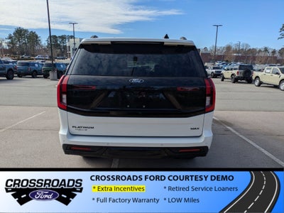 2025 Ford Expedition Max Platinum - Crossroads Courtesy Demo