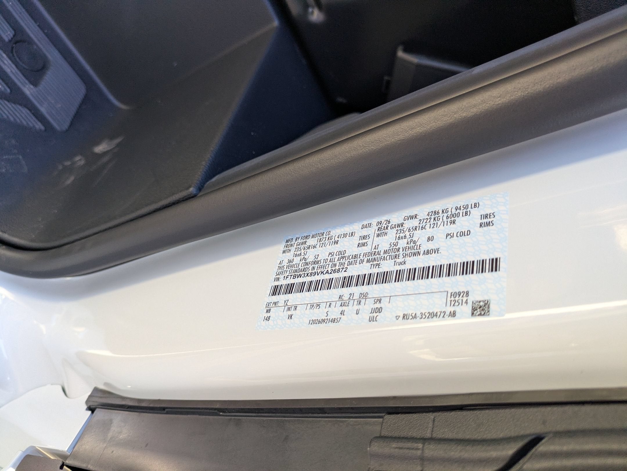 2027 Ford Transit Cargo Van Base