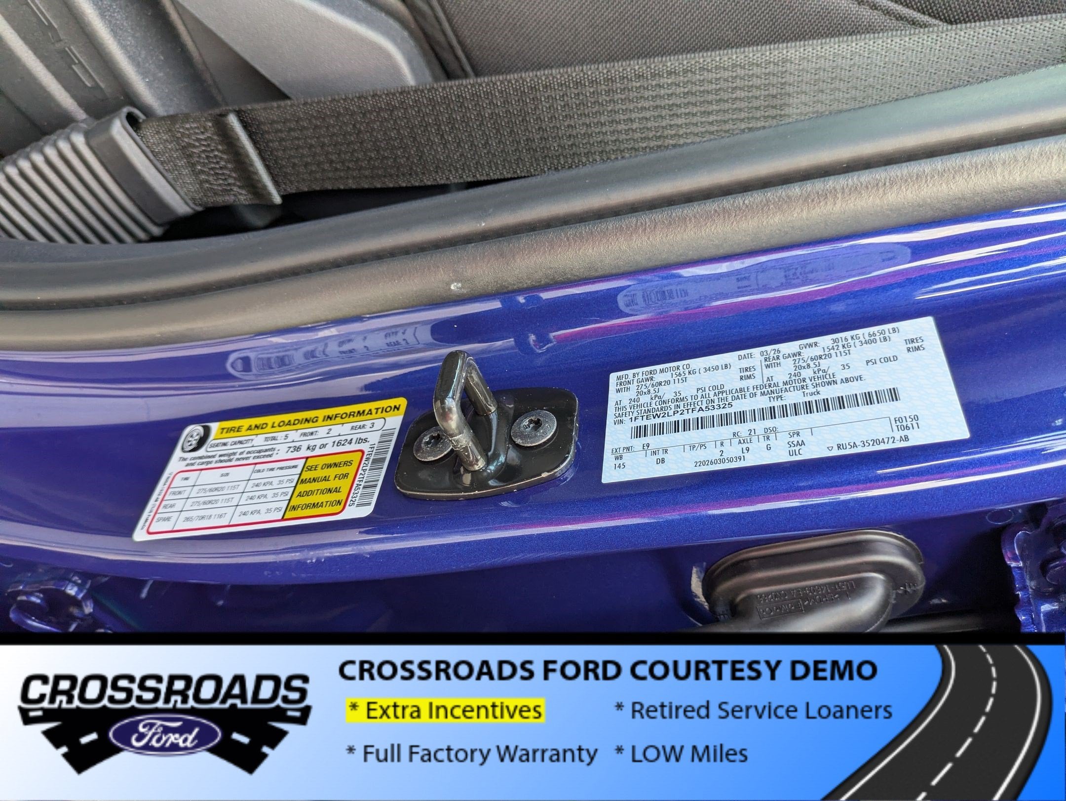 2026 Ford F-150 STX - Crossroads Courtesy Demo