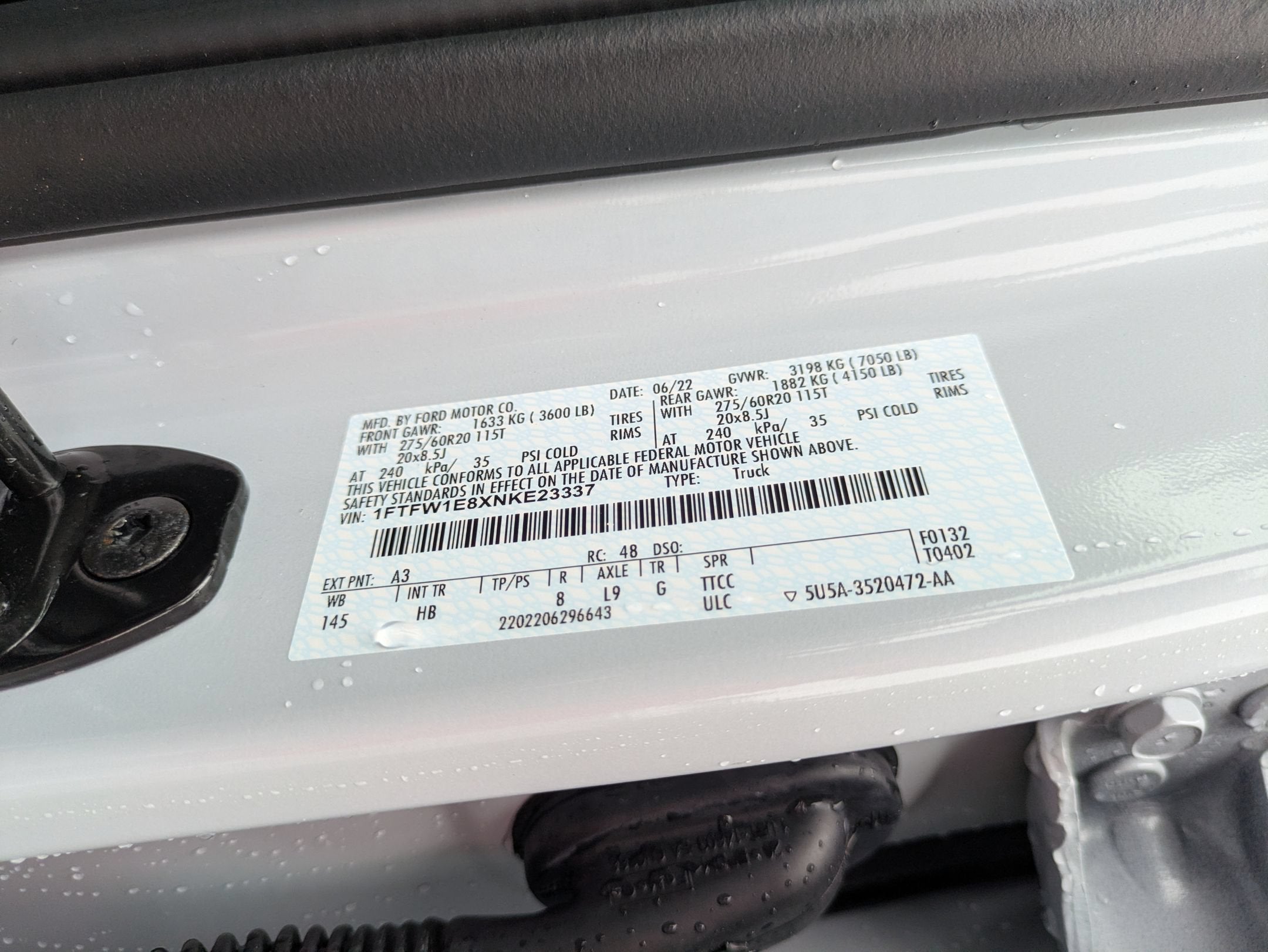 2022 Ford F-150 LARIAT