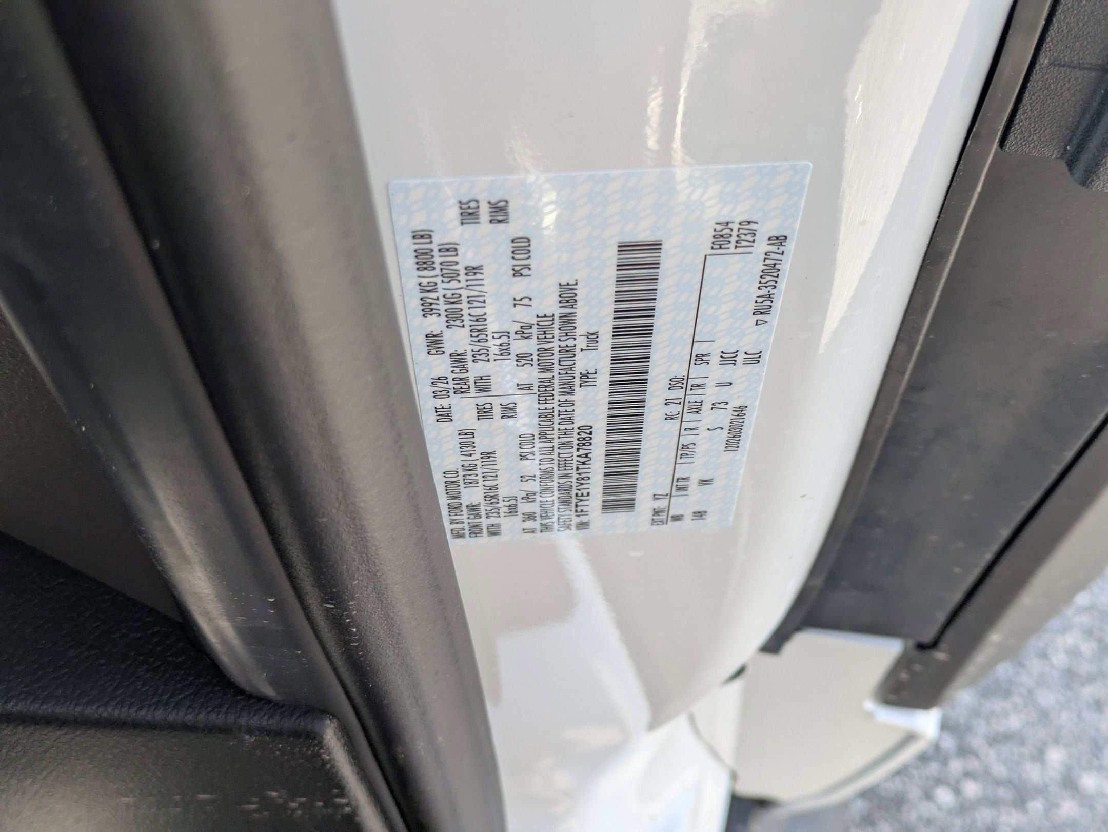 2026 Ford Transit Cargo Van Base