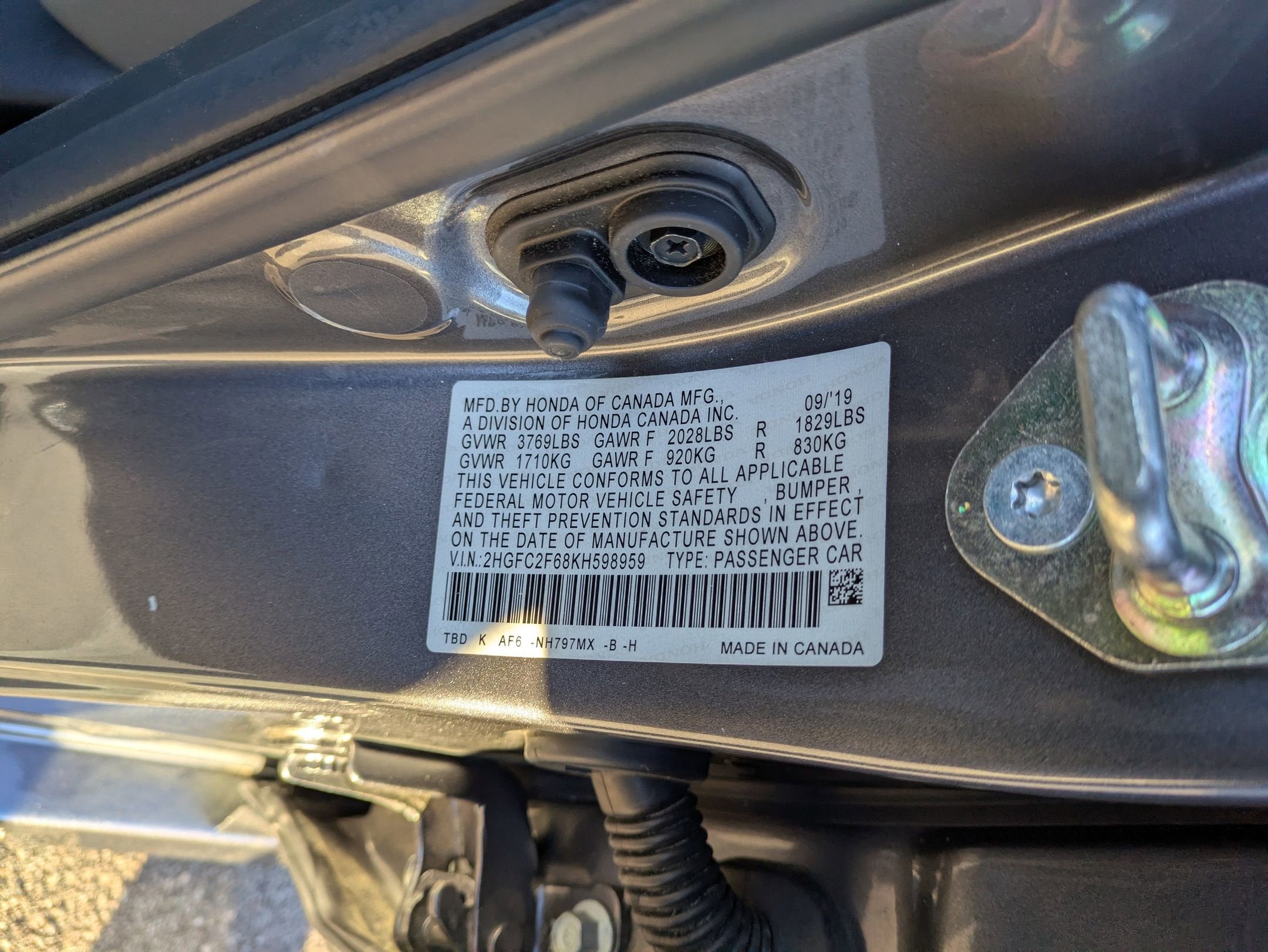 2019 Honda Civic Sedan LX