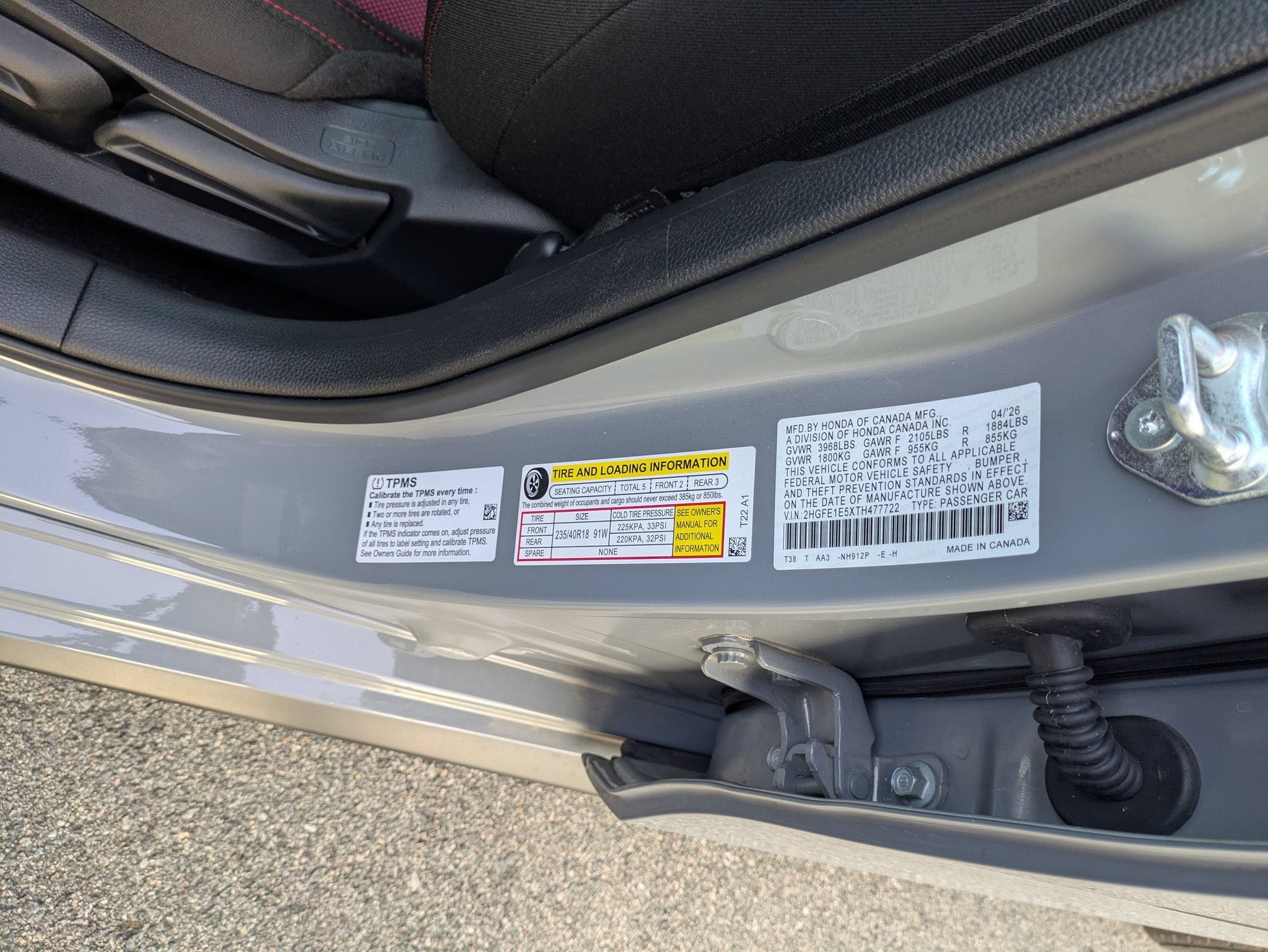 2026 Honda Civic Si Manual