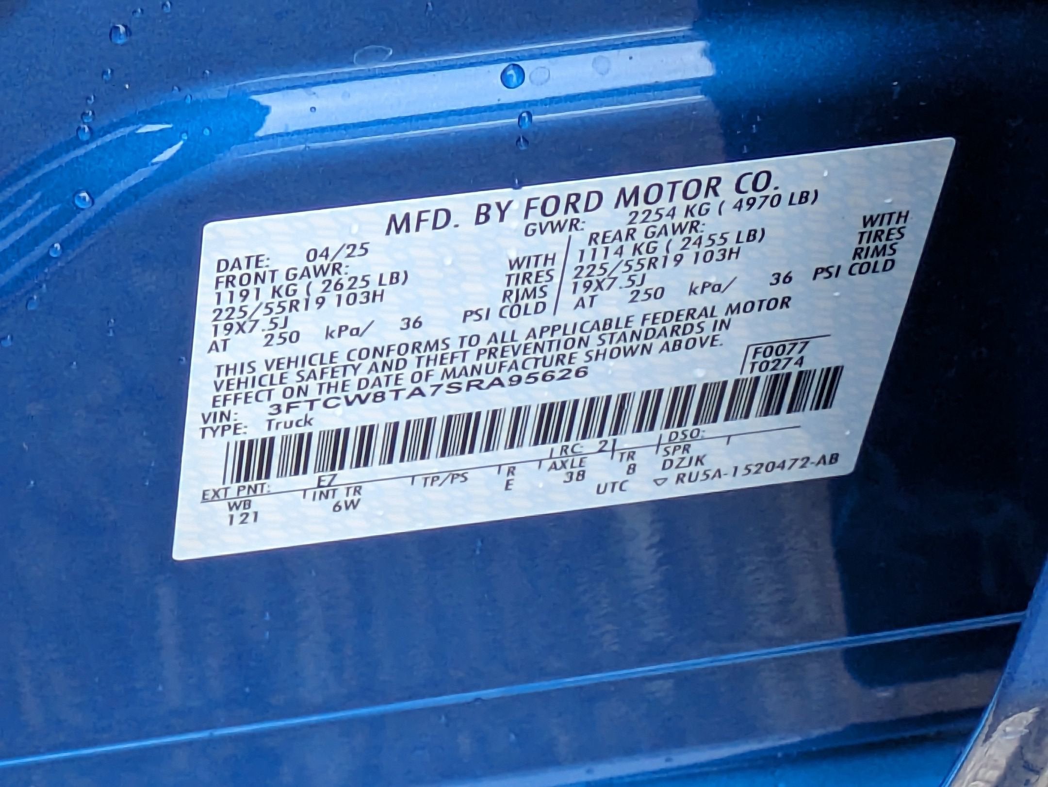 2025 Ford Maverick Lobo Standard