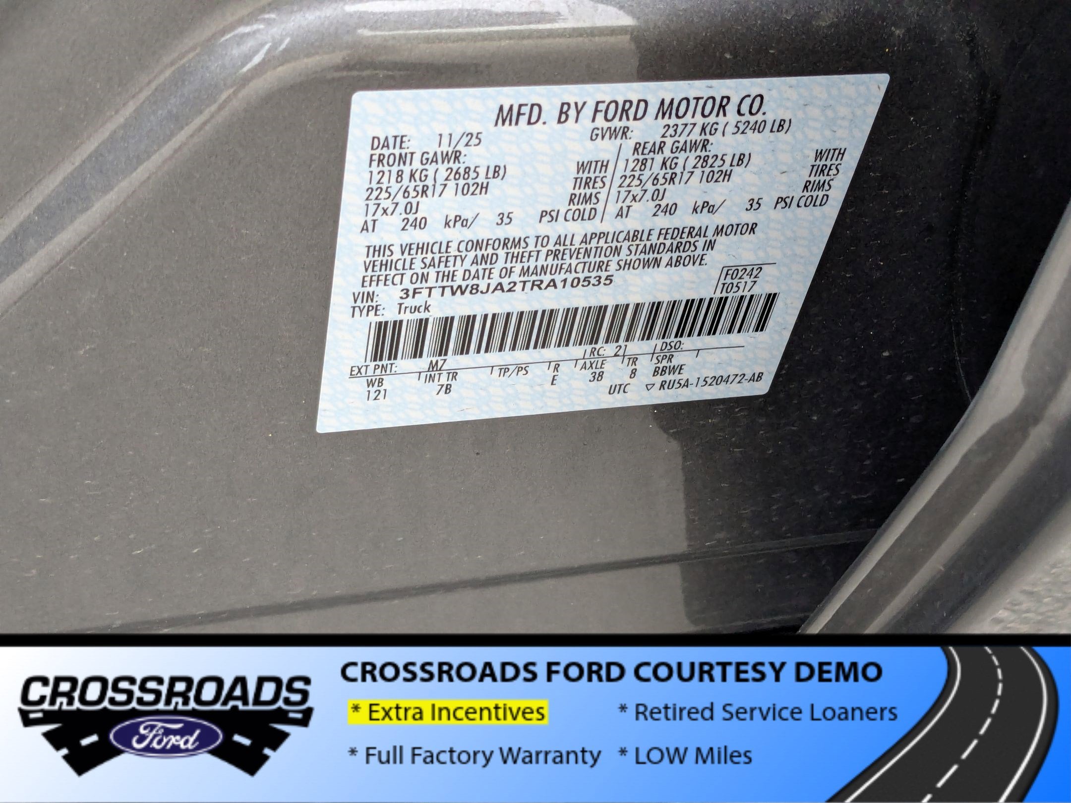 2026 Ford Maverick XLT - Crossroads Courtesy Demo