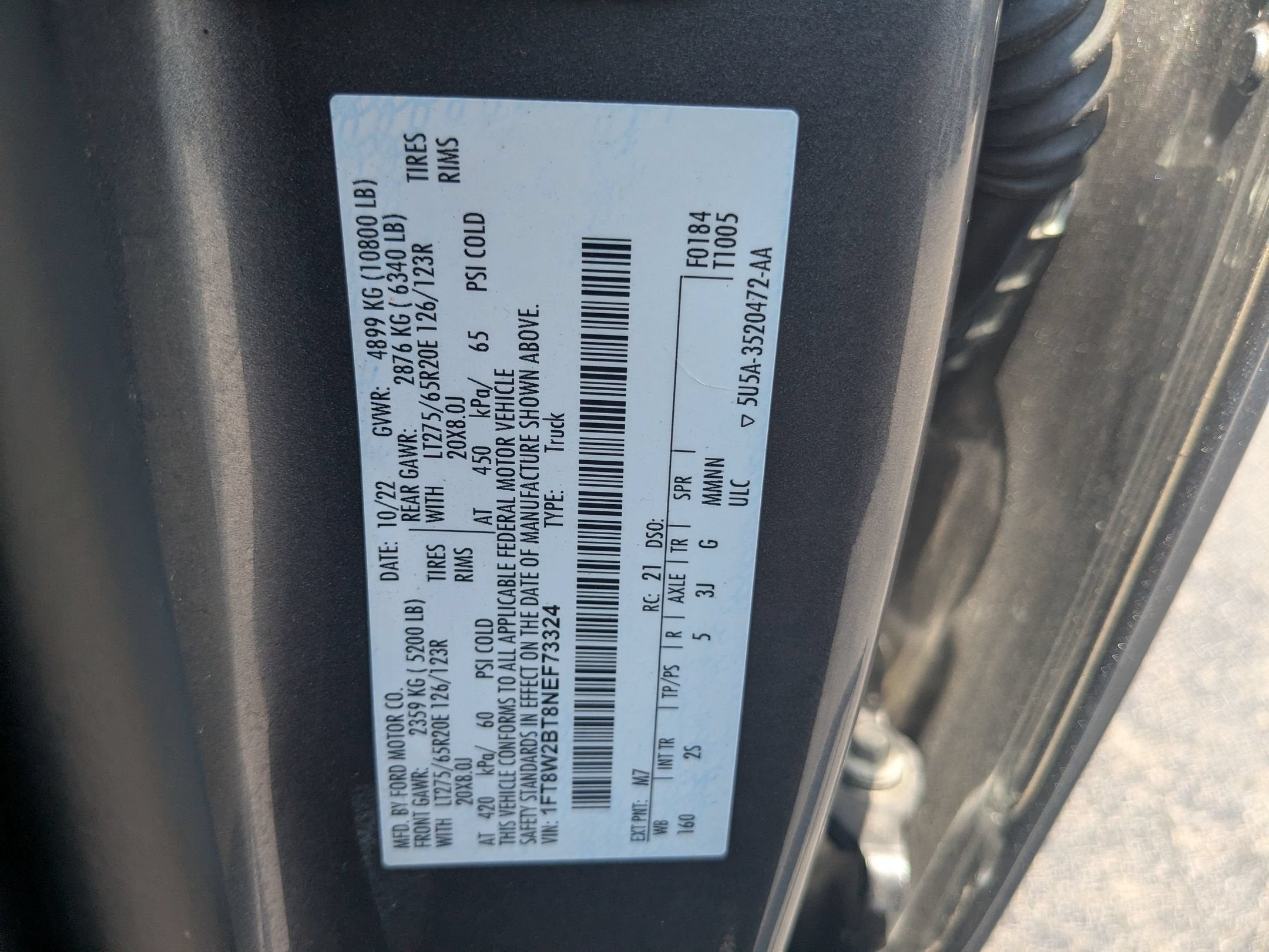 2022 Ford Super Duty F-250 SRW XLT