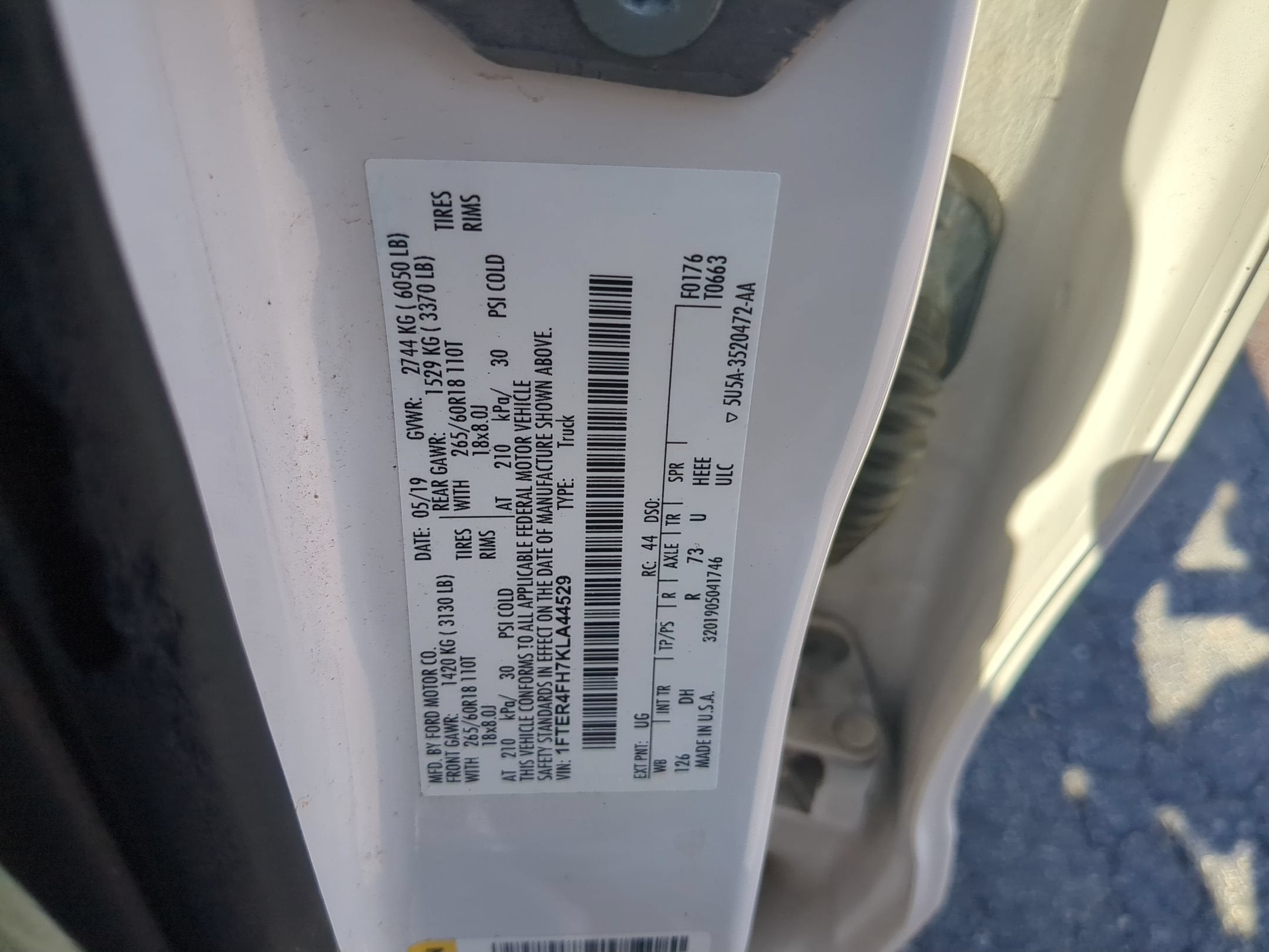 2019 Ford Ranger LARIAT